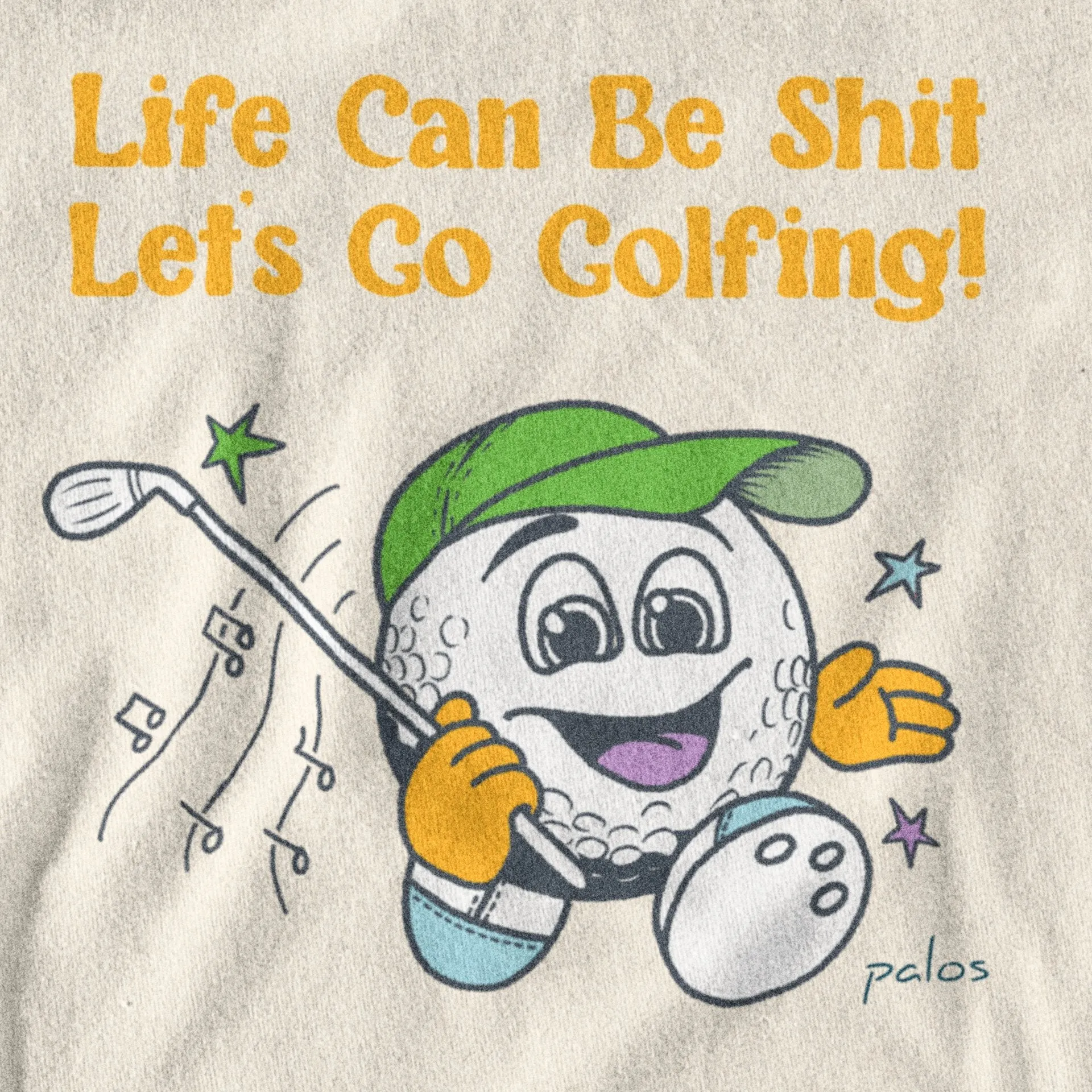 Let's Go Golfing! Heavyweight Tee