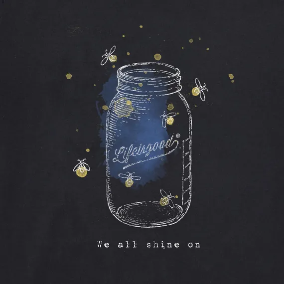 Life is Good Women's Fireflies Shine On Snuggle Up Relaxed Sleep Vee