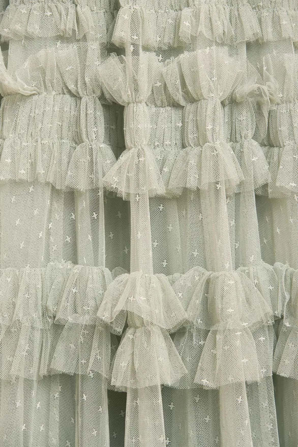 Lisette Ruffle One-Shoulder Gown