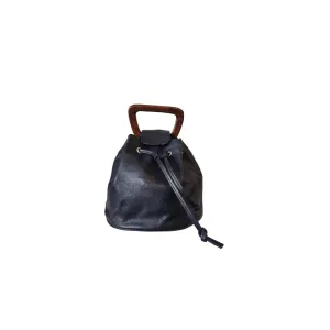 LiT Bag - All Leather Exterior - All Black Everything