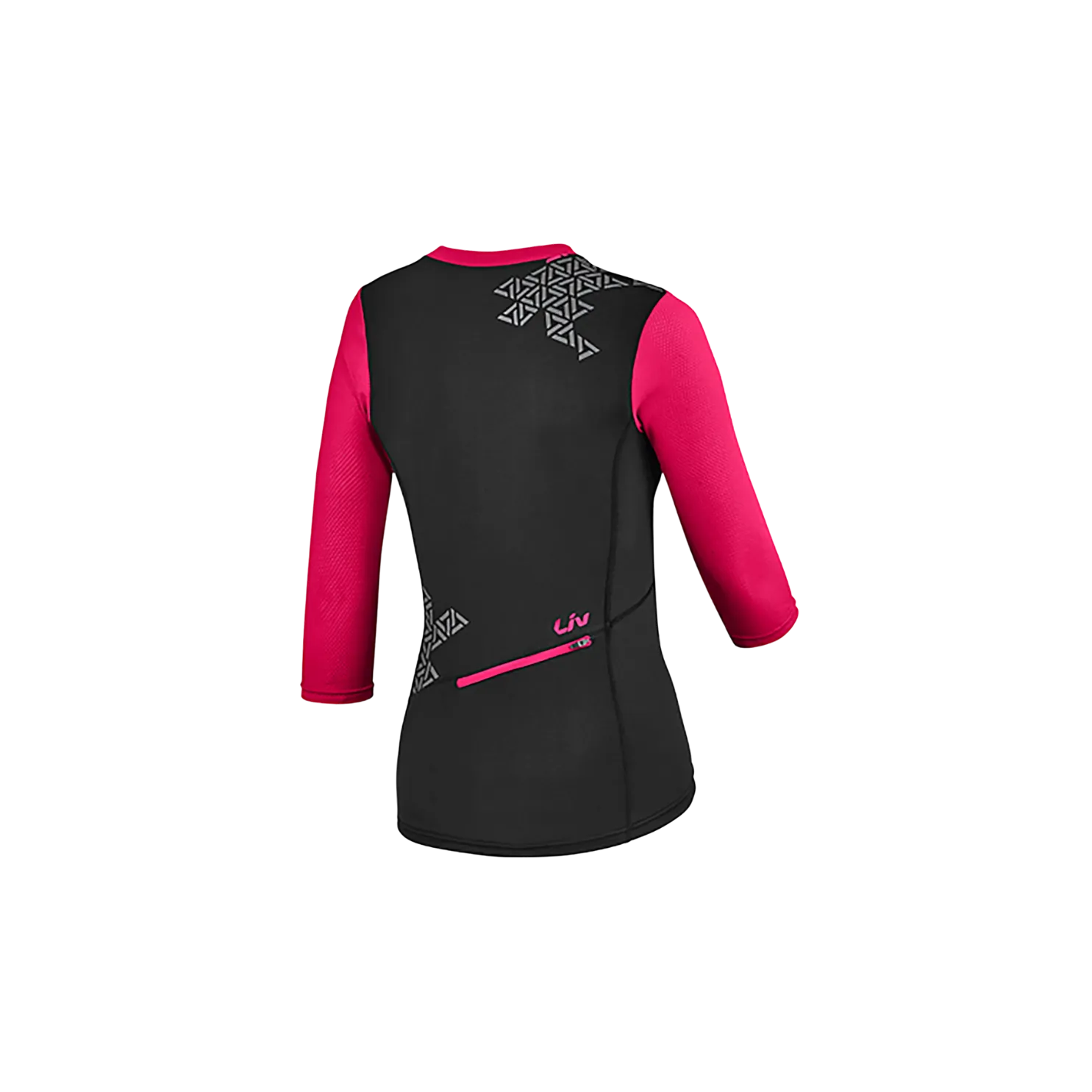 Liv Energize ¾S Jersey - Black/Virtual Pink