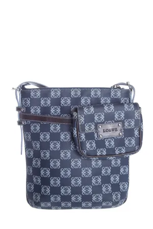 Loewe Navy Logo Anagram Cross-Body