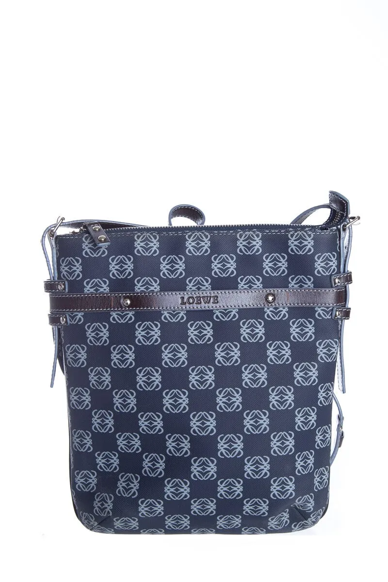Loewe Navy Logo Anagram Cross-Body