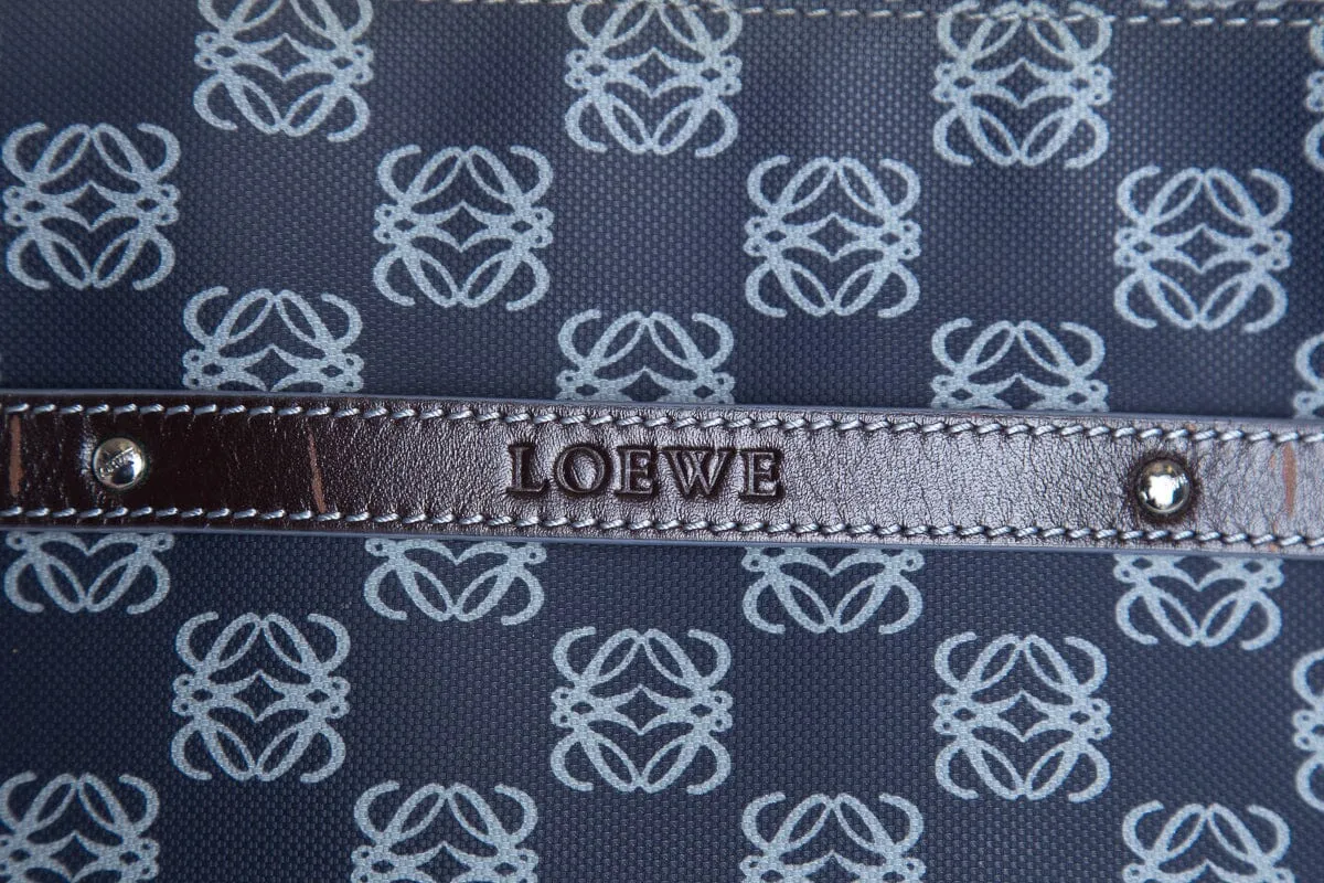 Loewe Navy Logo Anagram Cross-Body