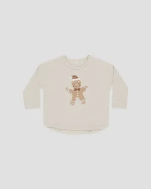 Long Sleeve Tee-Gingerbread
