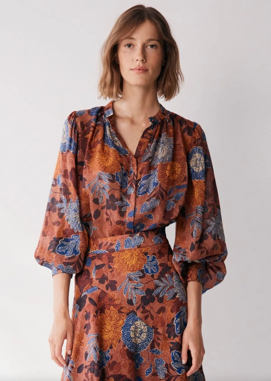 Lotus Shirt Print