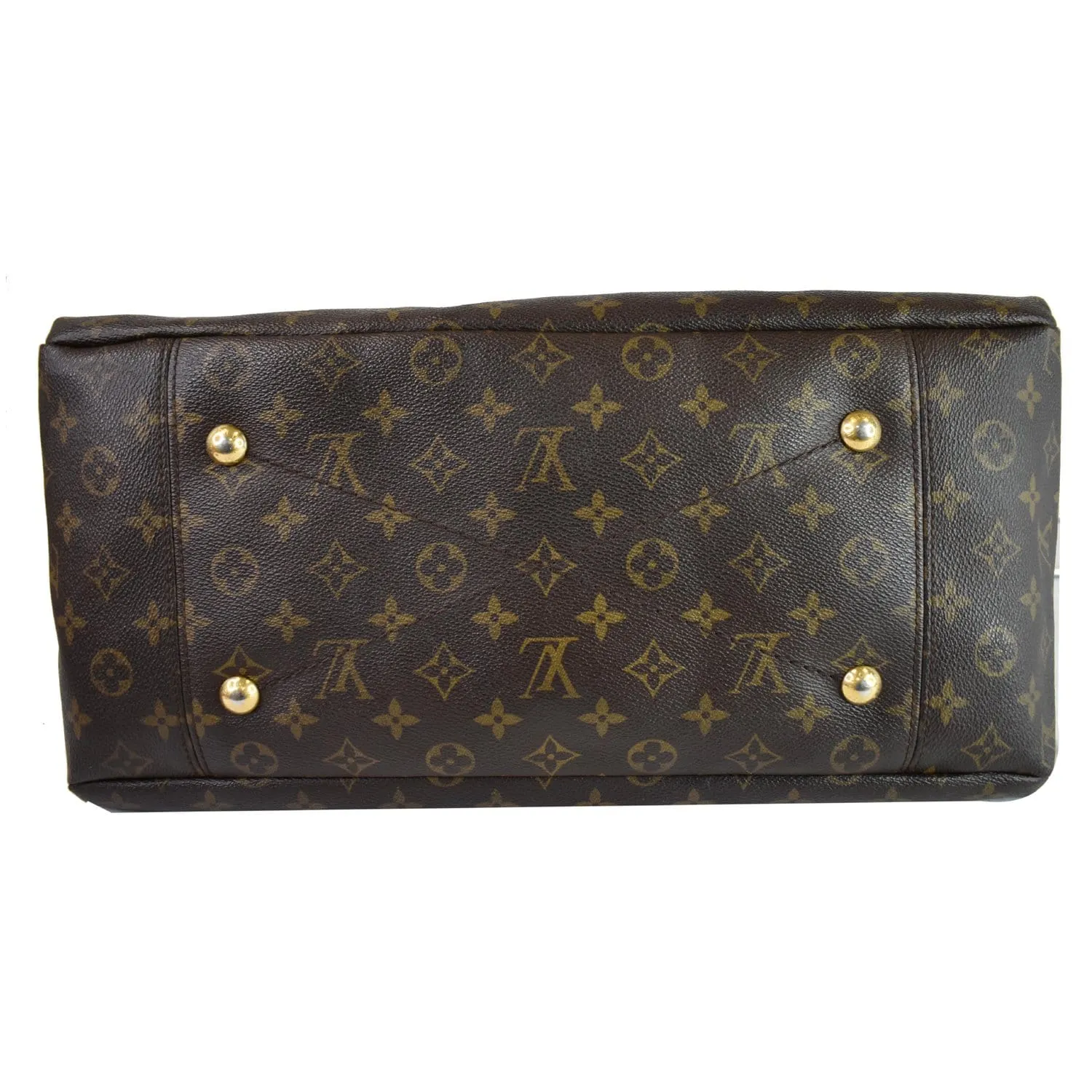 LOUIS VUITTON Artsy MM Monogram Canvas Shoulder Bag Brown