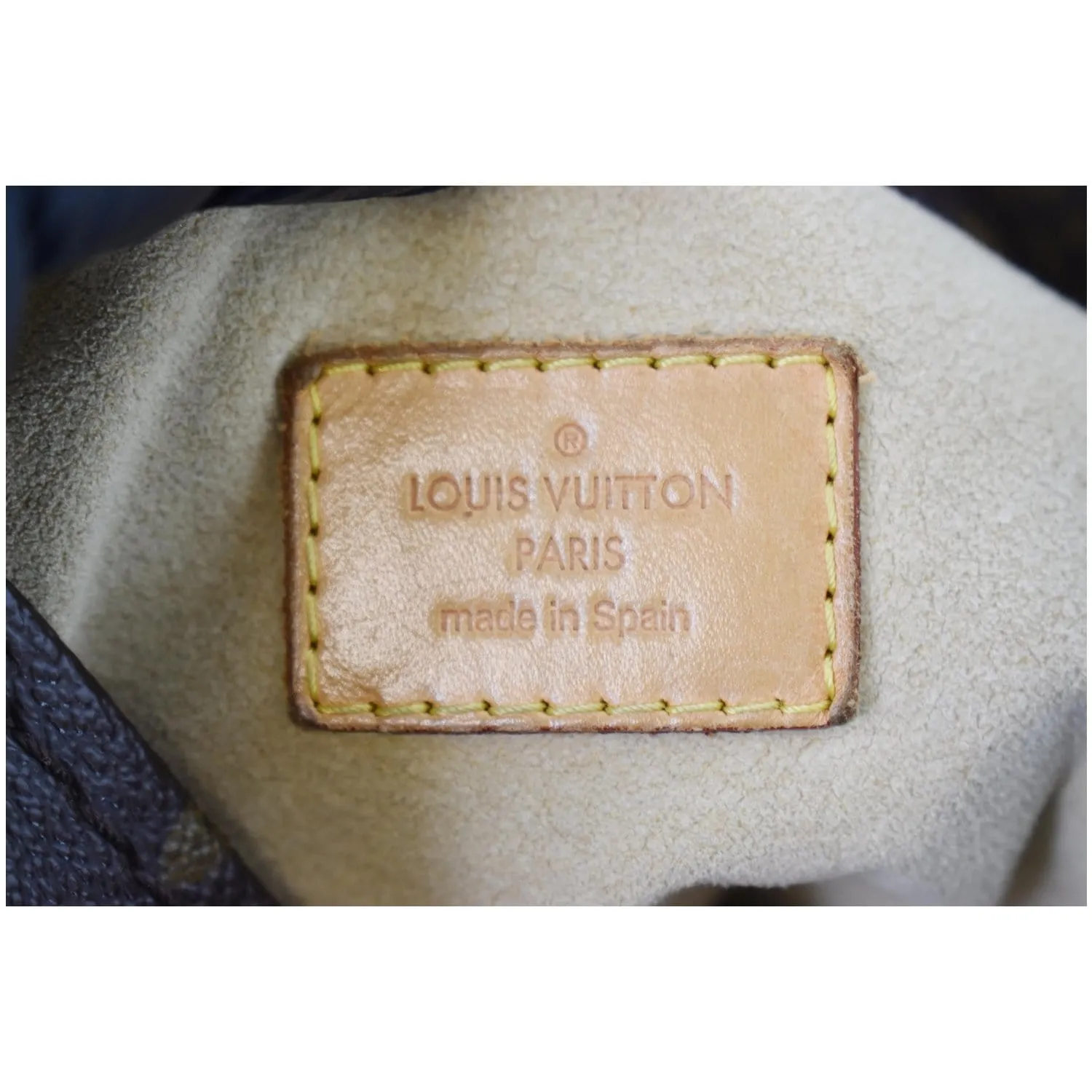 LOUIS VUITTON Artsy MM Monogram Canvas Shoulder Bag Brown