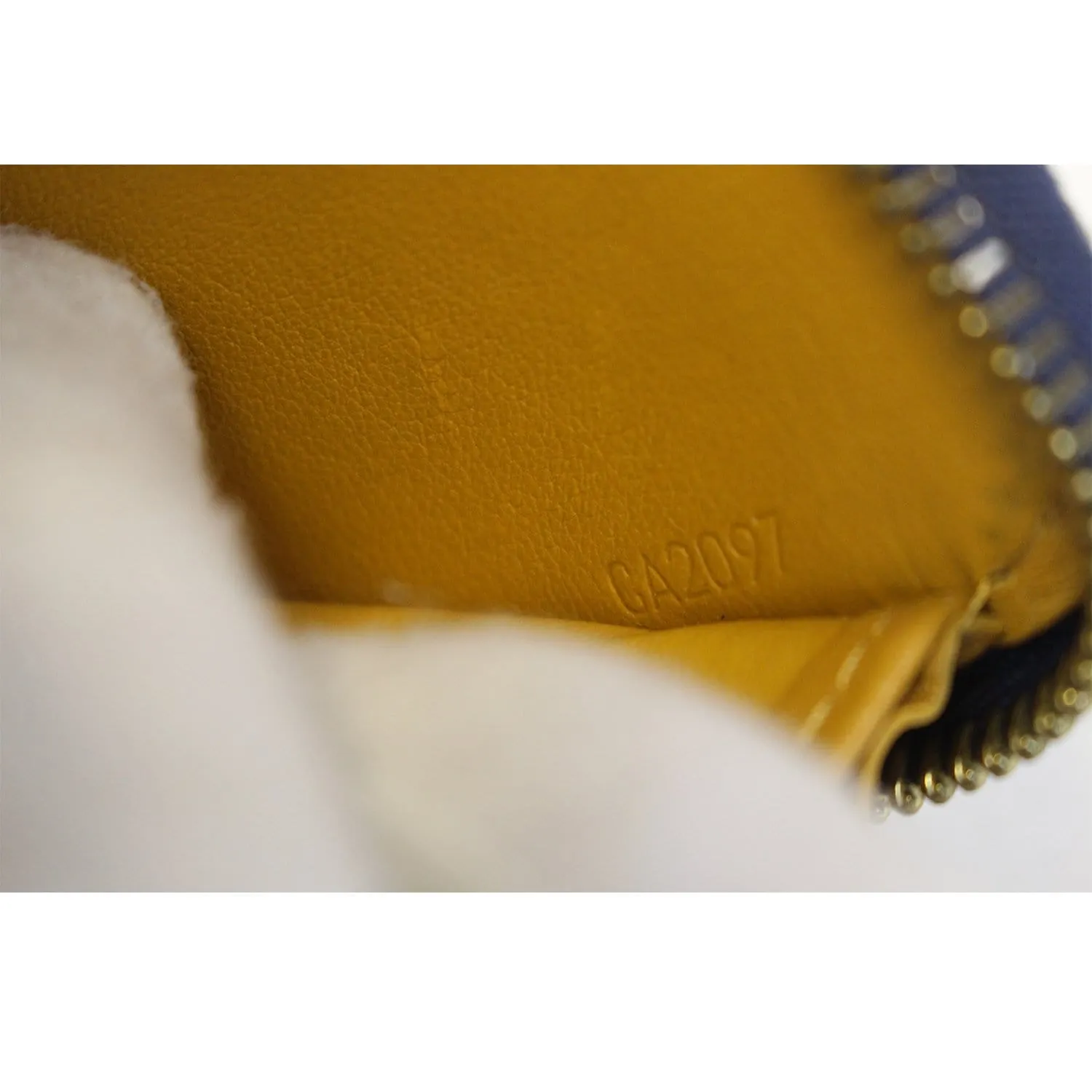 LOUIS VUITTON Blue Denim Monogram Zippy Wallet