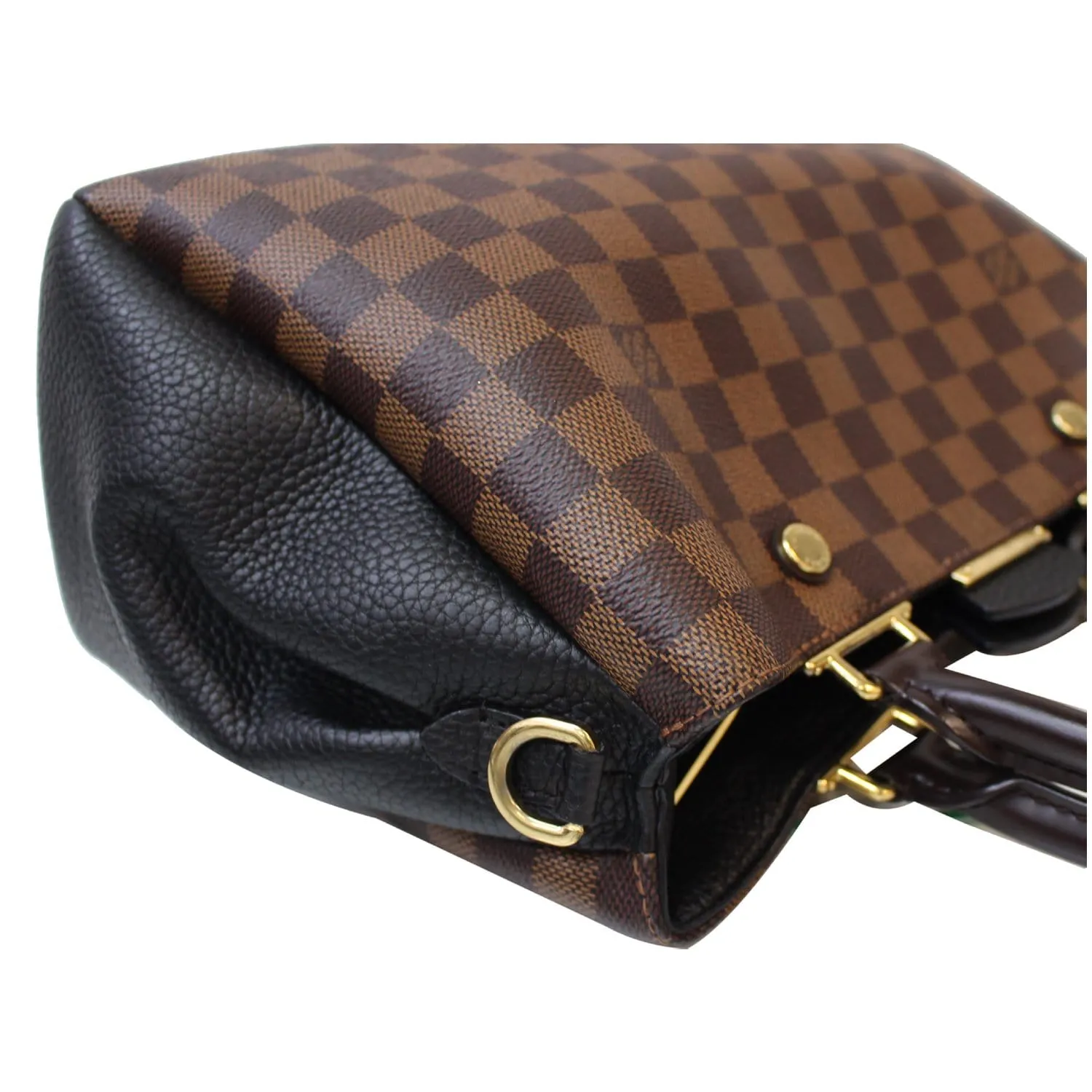 LOUIS VUITTON Brittany Damier Ebene Shoulder Bag Brown