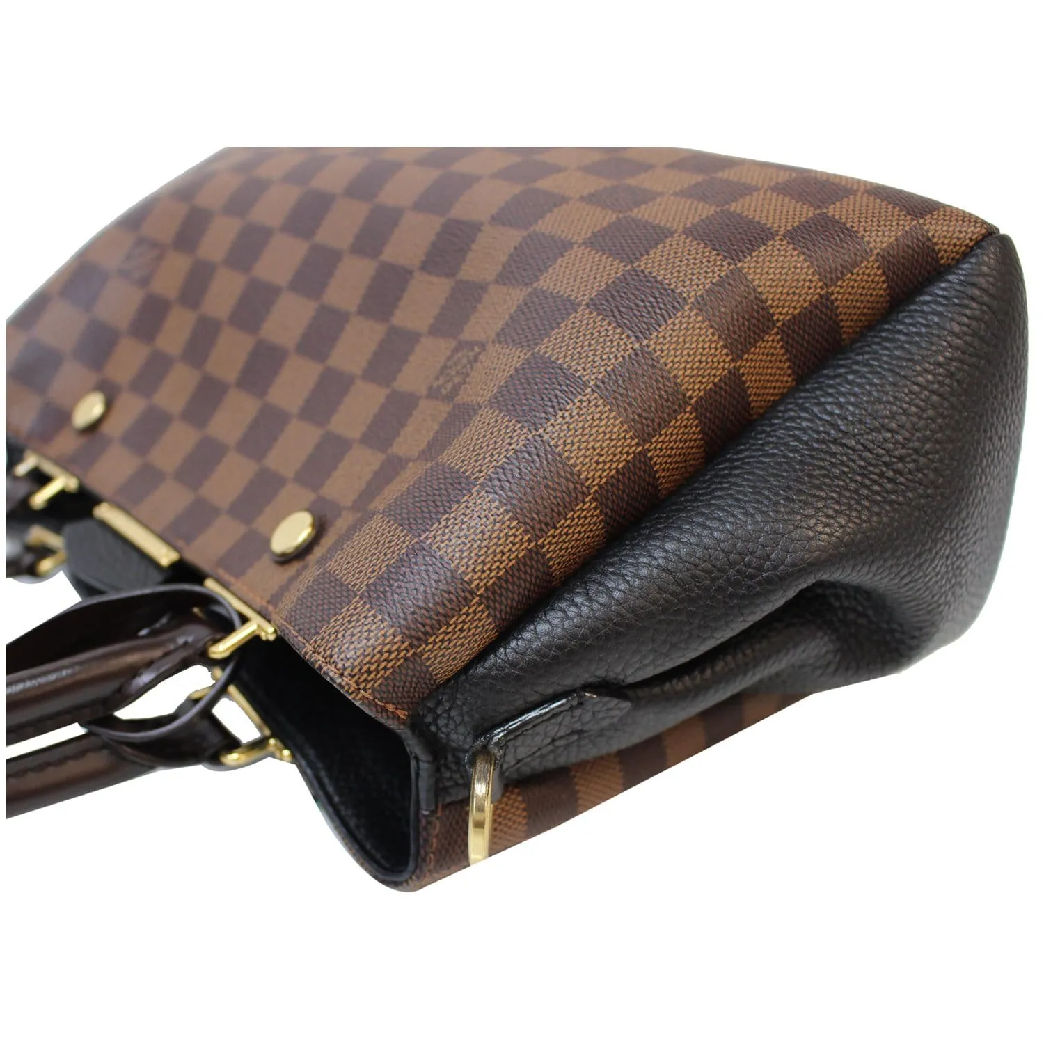 LOUIS VUITTON Brittany Damier Ebene Shoulder Bag Brown