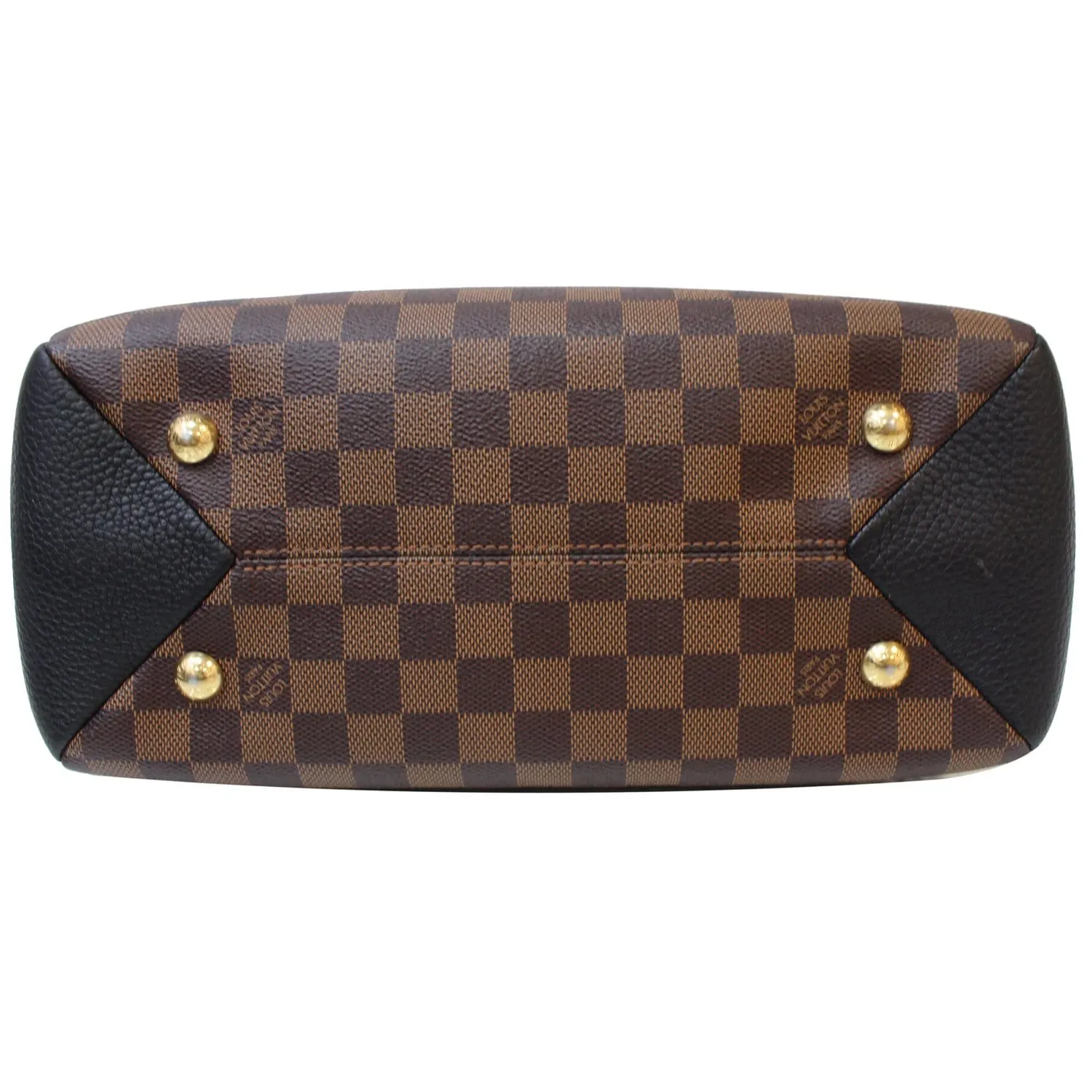 LOUIS VUITTON Brittany Damier Ebene Shoulder Bag Brown