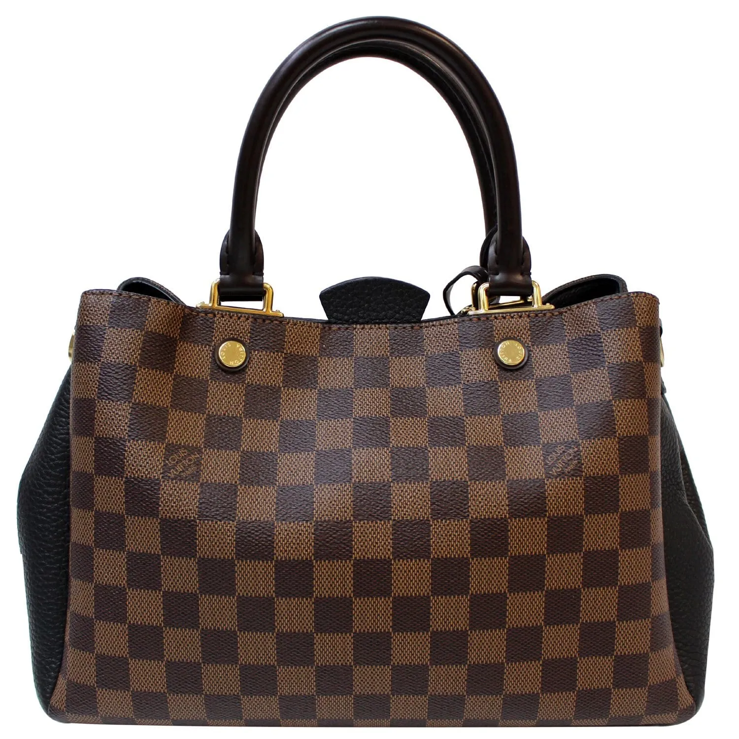 LOUIS VUITTON Brittany Damier Ebene Shoulder Bag Brown