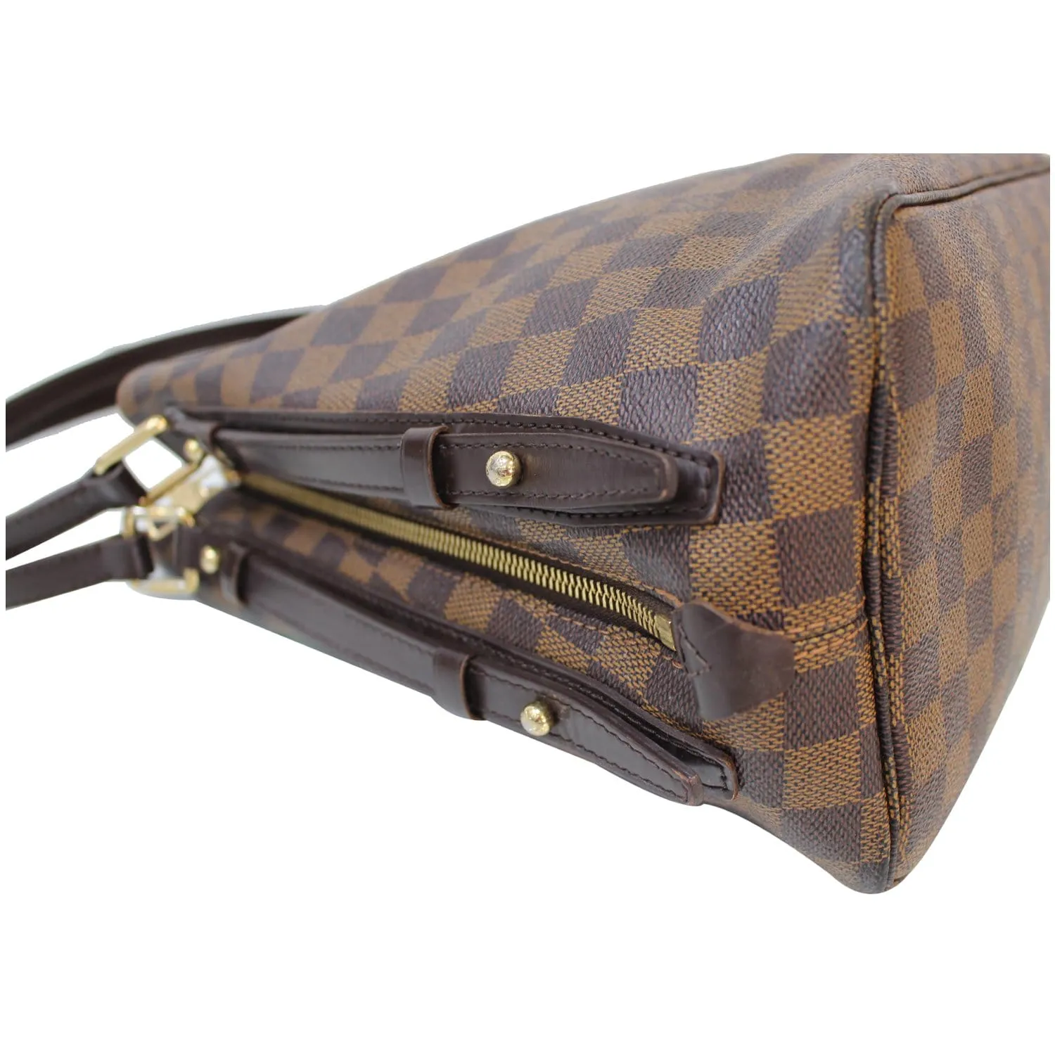 LOUIS VUITTON Cabas Rivington Damier Ebene Shoulder Bag Brown