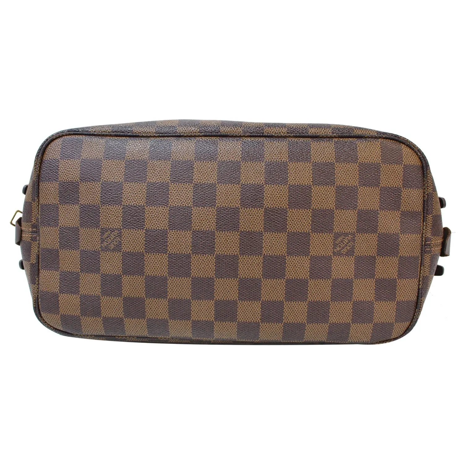 LOUIS VUITTON Cabas Rivington Damier Ebene Shoulder Bag Brown