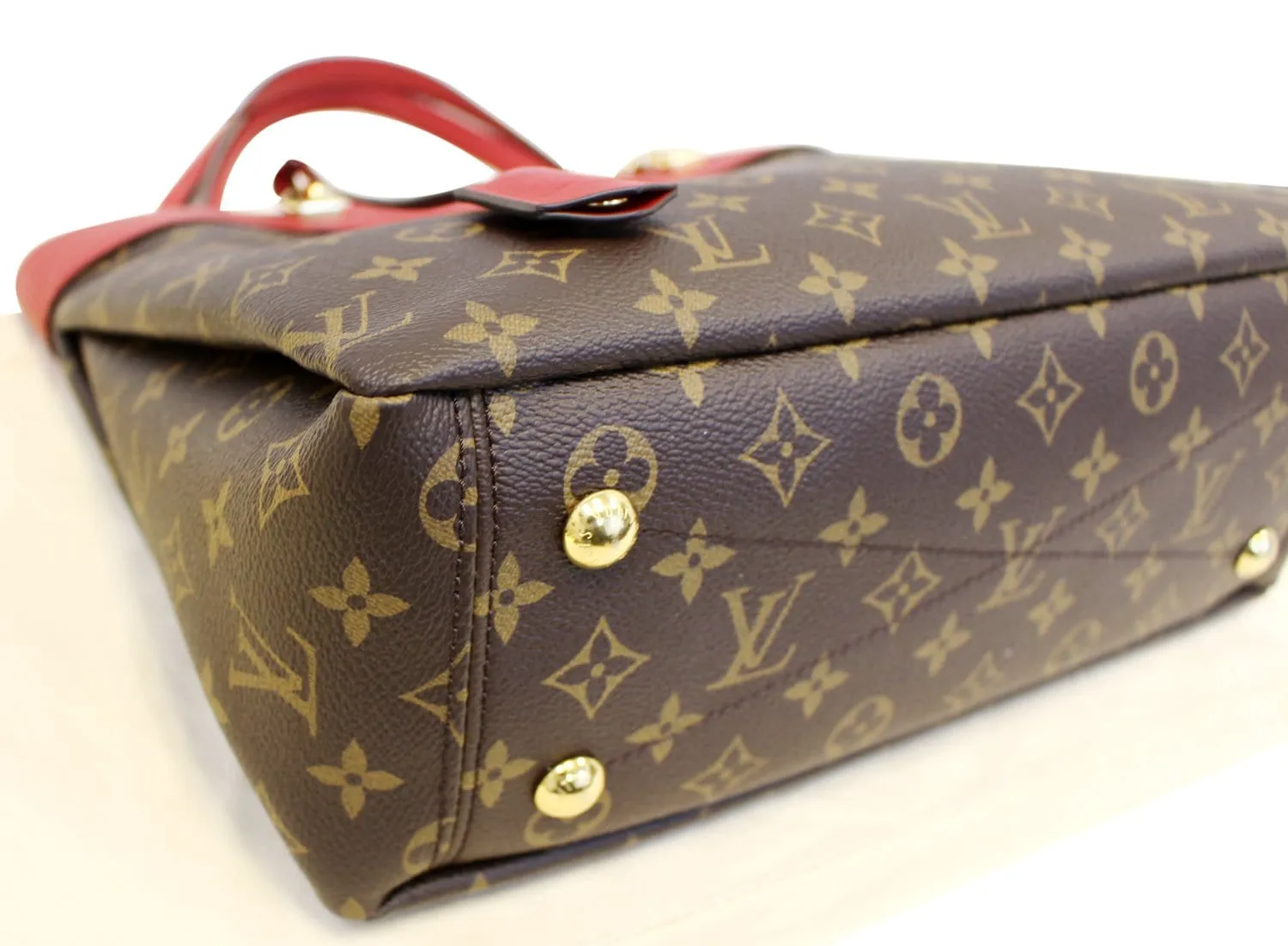 LOUIS VUITTON Cherry Monogram Canvas Pallas Chain Shopper Bag
