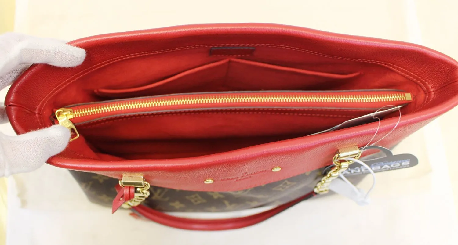 LOUIS VUITTON Cherry Monogram Canvas Pallas Chain Shopper Bag