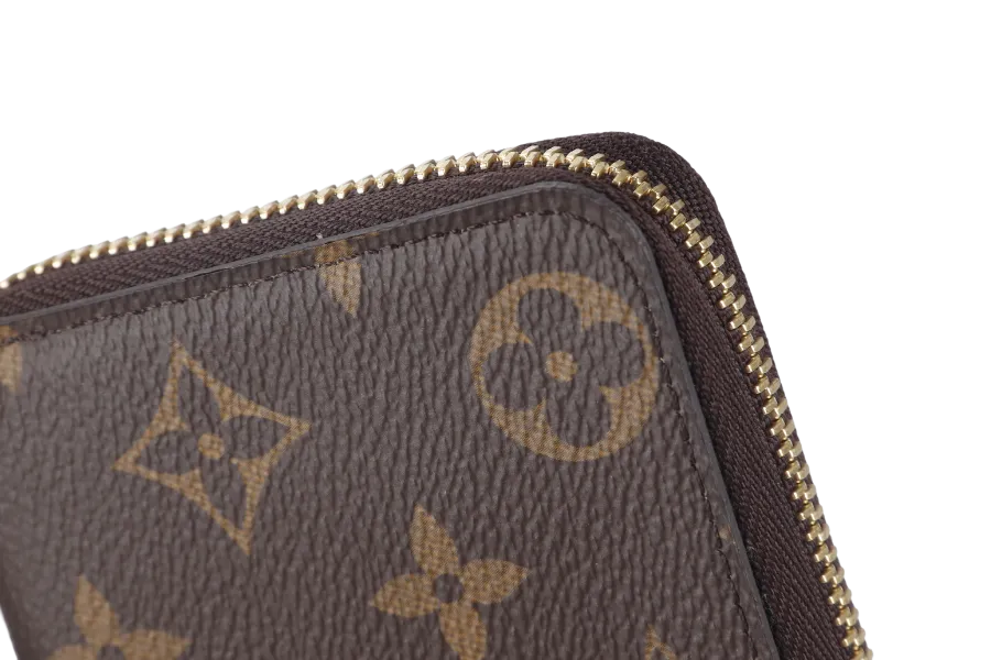 LOUIS VUITTON CLEMENCE WALLET (M61298) MONOGRAM CANVAS GOLD HARDWARE WITH DUST COVER AND BOX