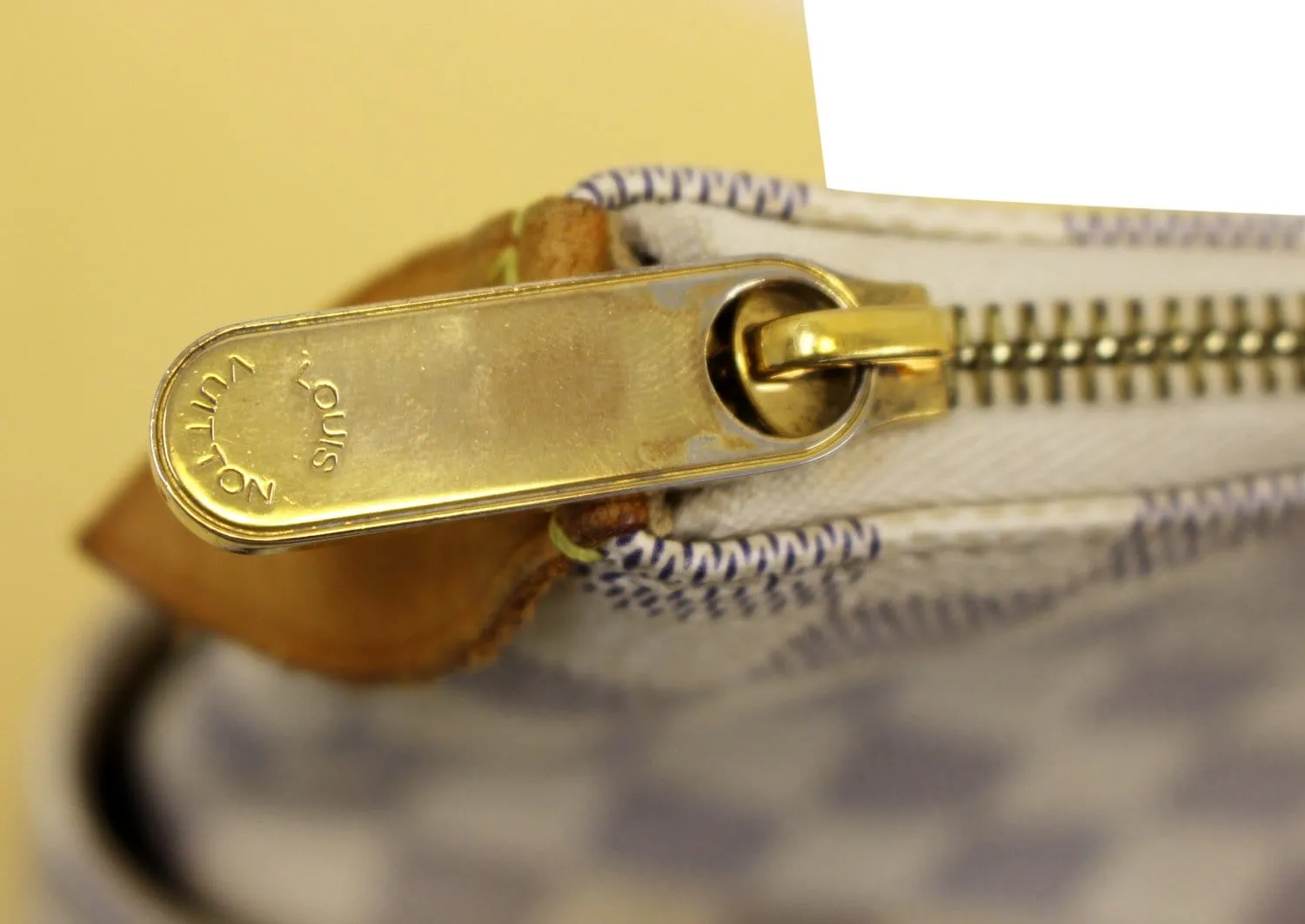 LOUIS VUITTON Damier Azur Totally GM Tote Shoulder Bag