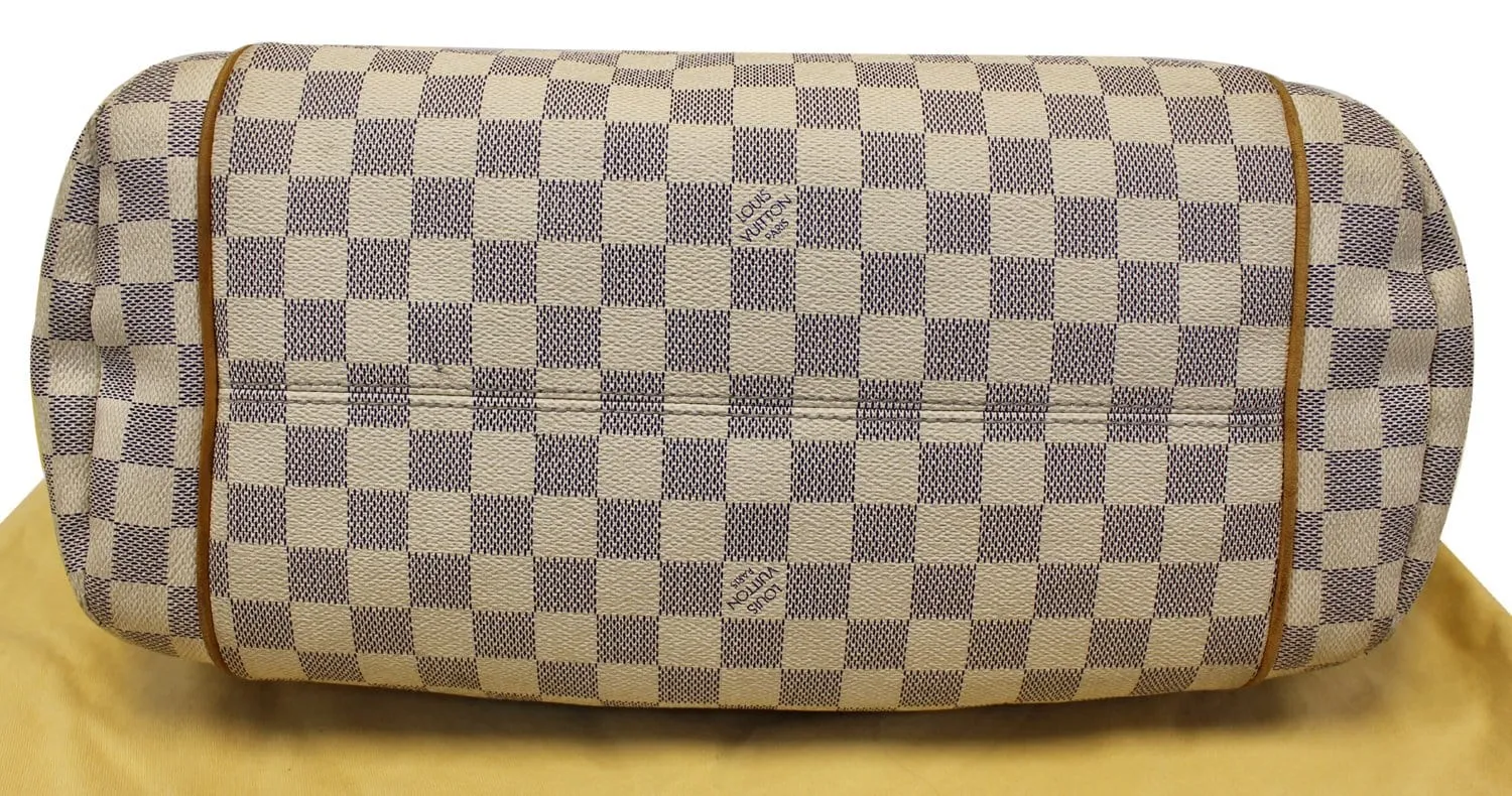 LOUIS VUITTON Damier Azur Totally GM Tote Shoulder Bag