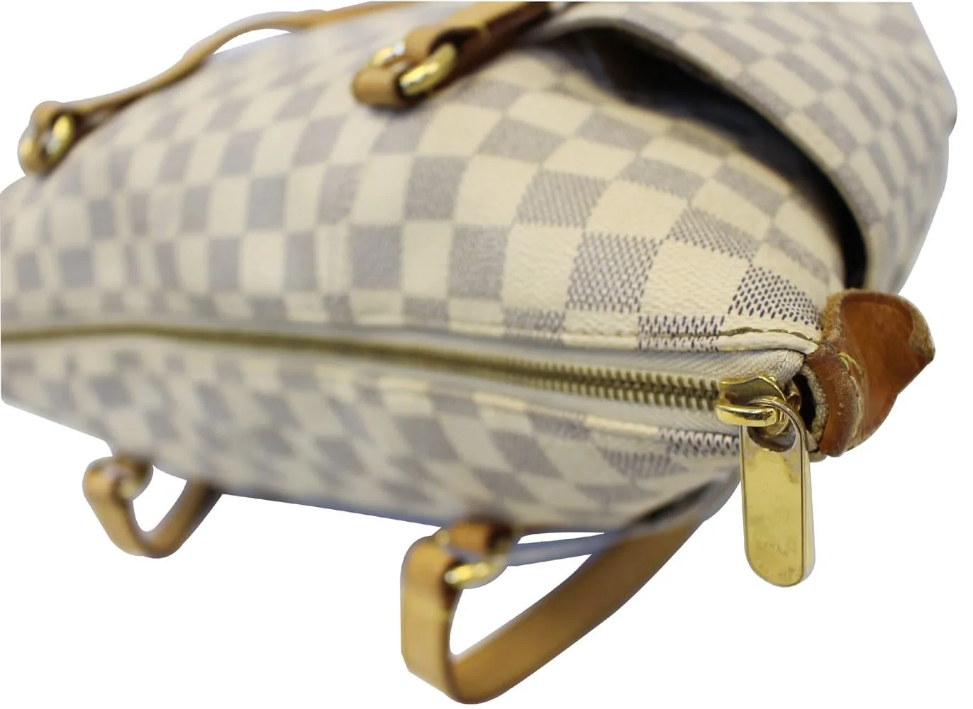 LOUIS VUITTON Damier Azur Totally MM Shoulder Handbag