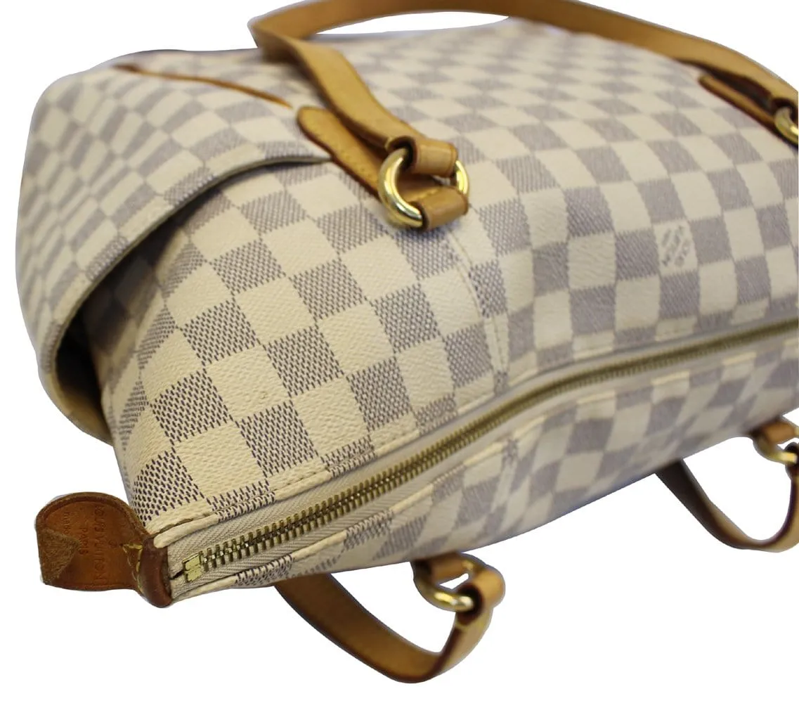 LOUIS VUITTON Damier Azur Totally MM Shoulder Handbag