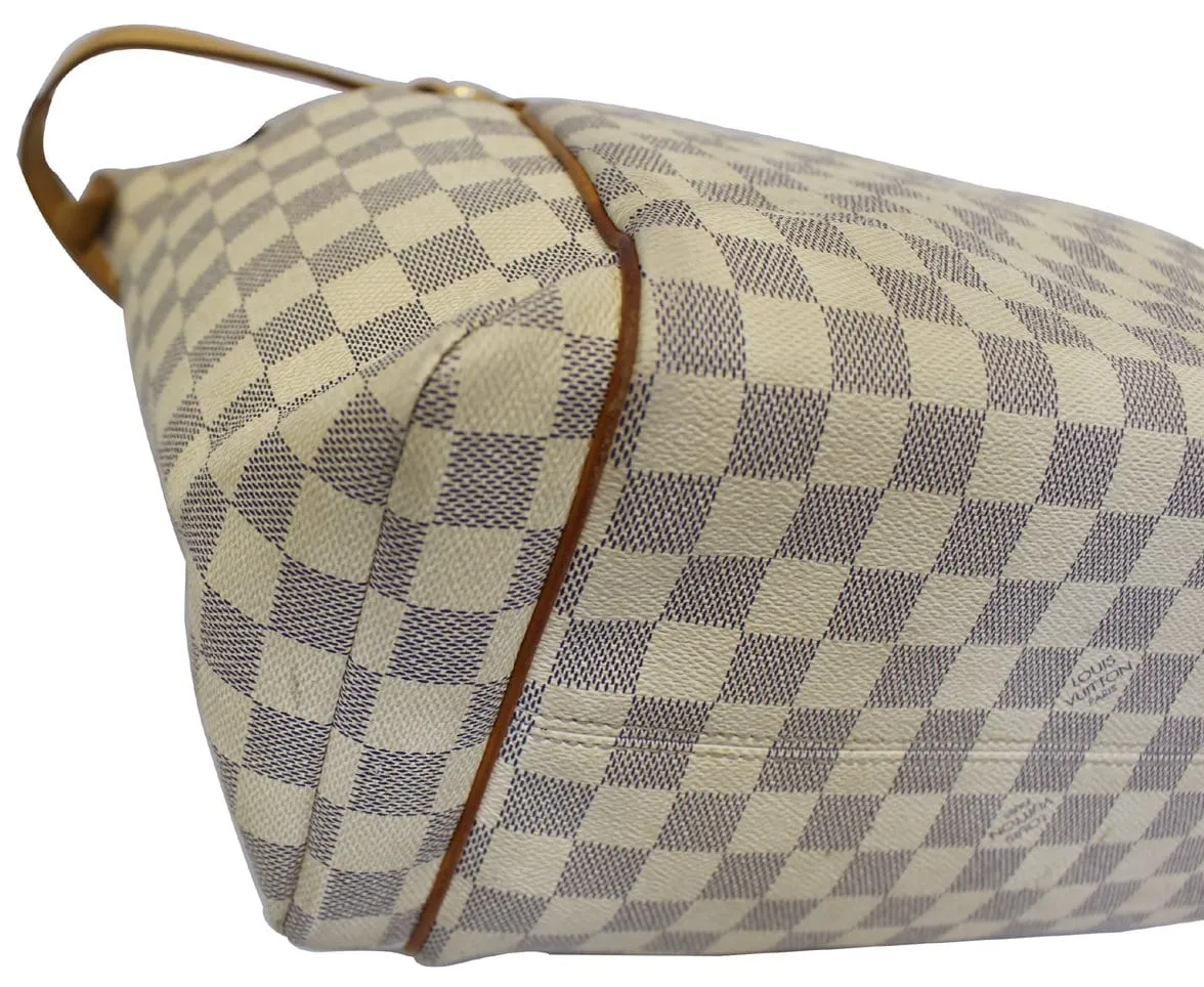 LOUIS VUITTON Damier Azur Totally MM Shoulder Handbag