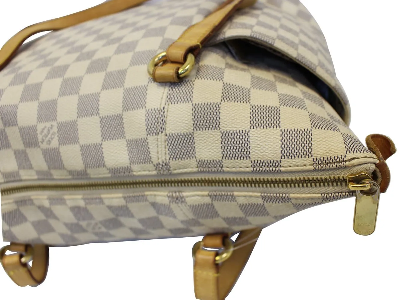 LOUIS VUITTON Damier Azur Totally MM Shoulder Handbag