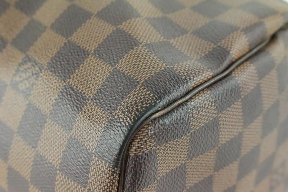 Louis Vuitton Damier Ebene Speedy 30 Boston Bag  715lvs622
