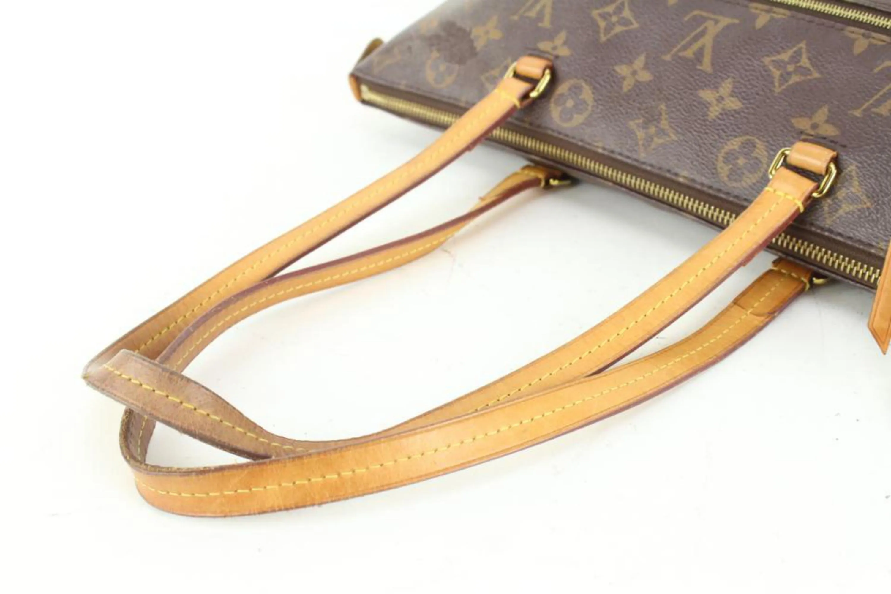 Louis Vuitton Discontinued Monogram Iena PM Zip Tote Bag 86lk67s