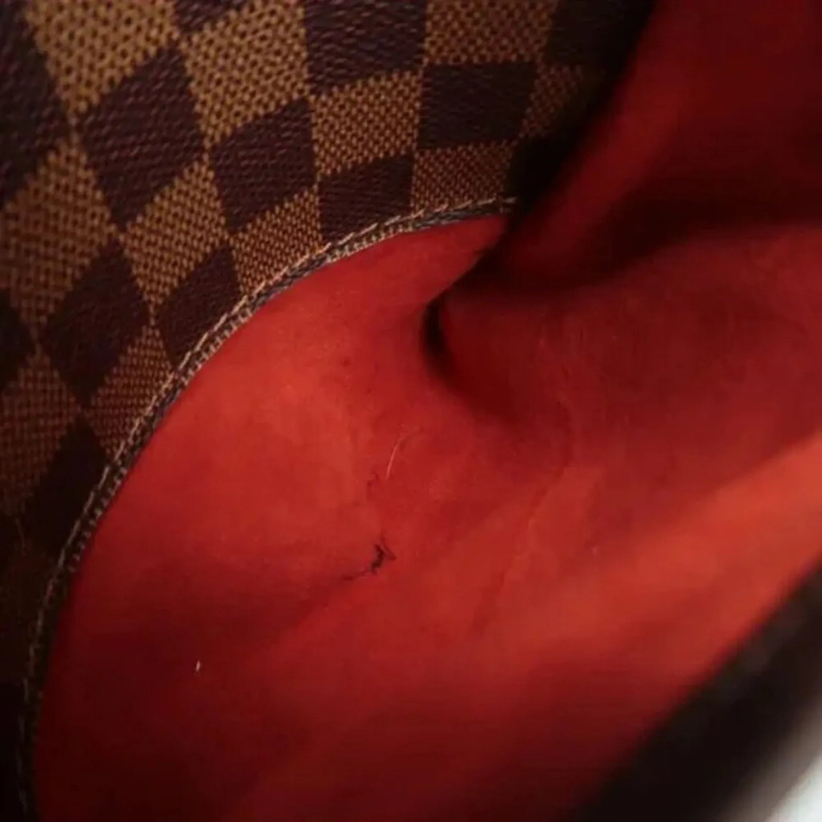 Louis Vuitton Drouot Brown Damier Ebene Canvas Shoulder Bag