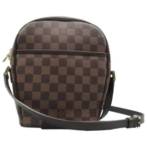 Louis Vuitton Drouot Brown Damier Ebene Canvas Shoulder Bag