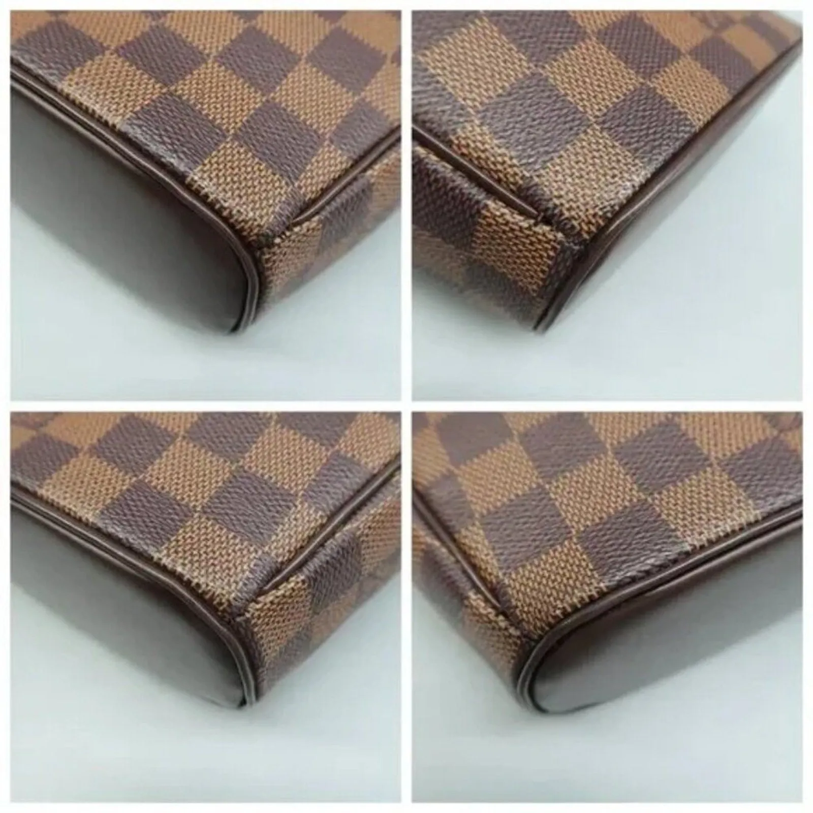 Louis Vuitton Drouot Brown Damier Ebene Canvas Shoulder Bag