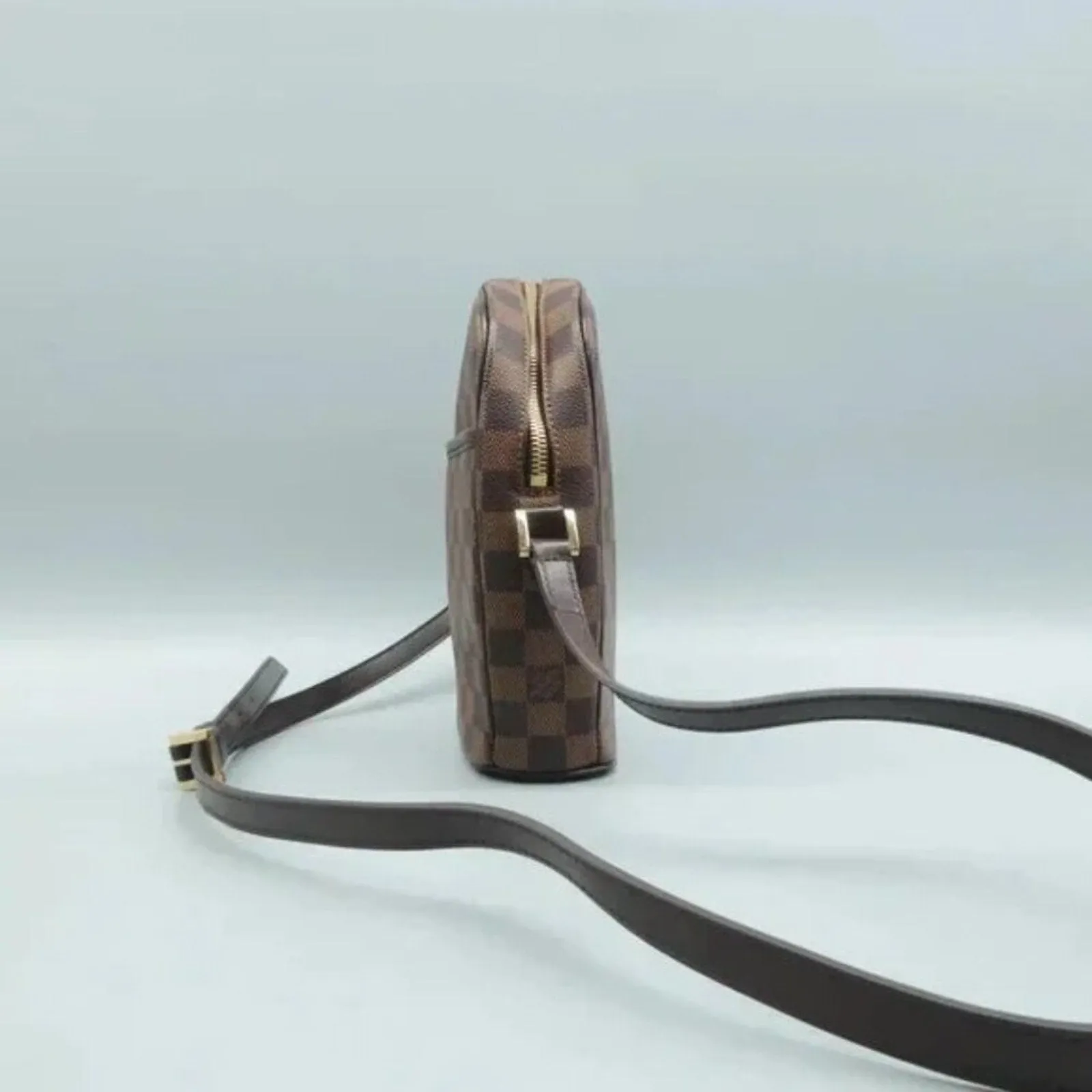 Louis Vuitton Drouot Brown Damier Ebene Canvas Shoulder Bag
