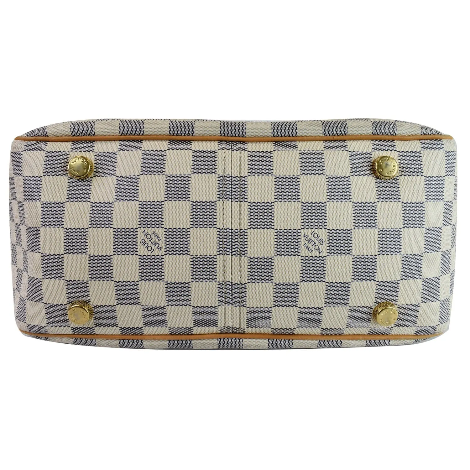 LOUIS VUITTON Figheri PM Damier Azur Shoulder Bag White
