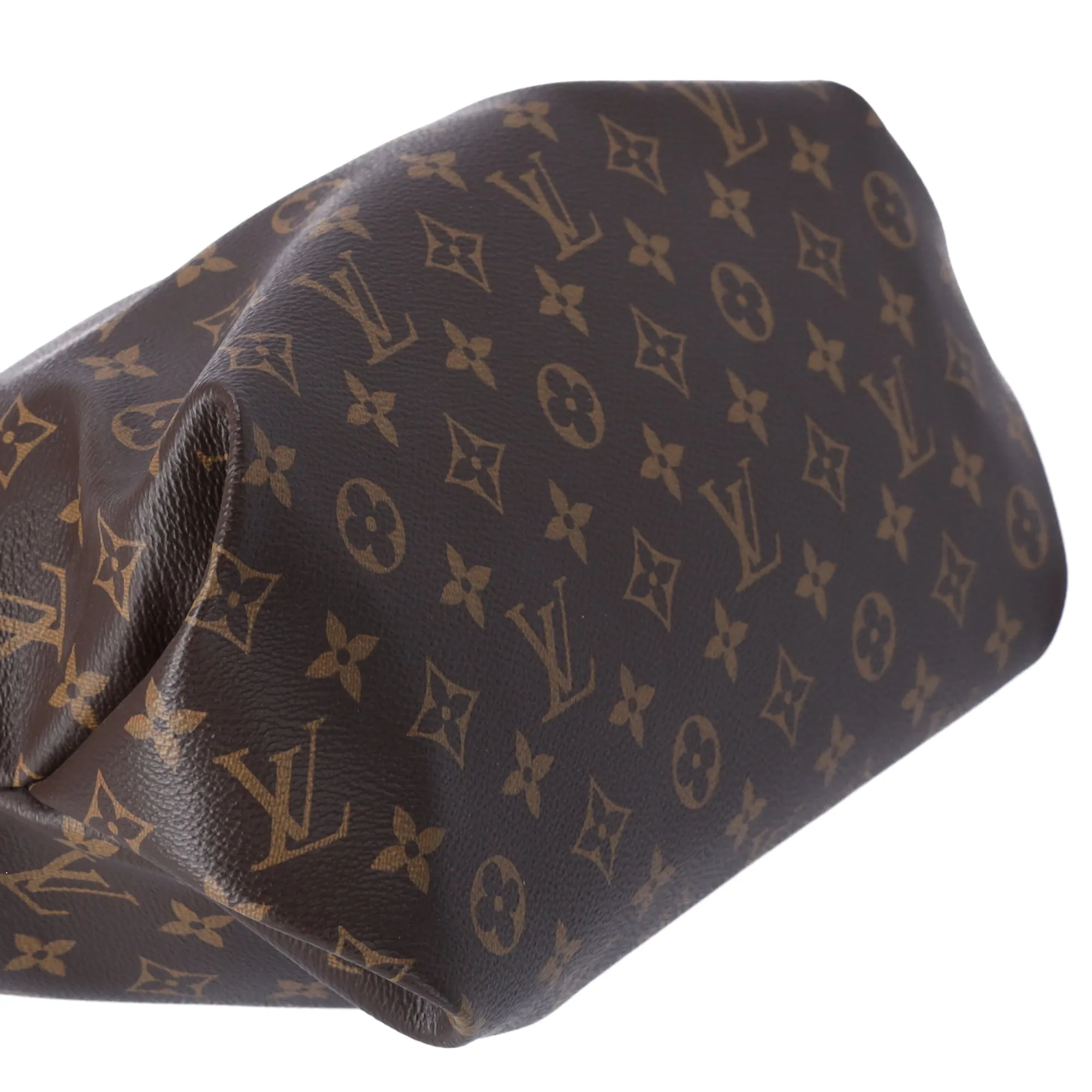 Louis Vuitton Flower Tote MM Monogram Shoulder Bag M44347 Black Brown