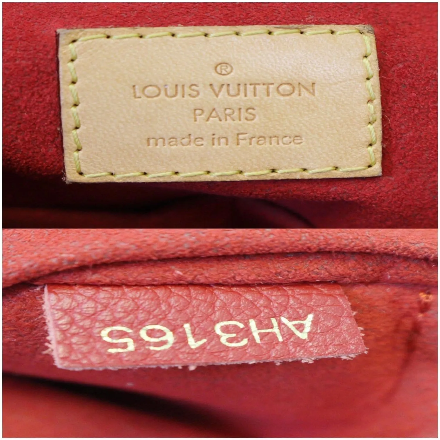 LOUIS VUITTON Gaia Monogram Canvas Shoulder Bag Brown