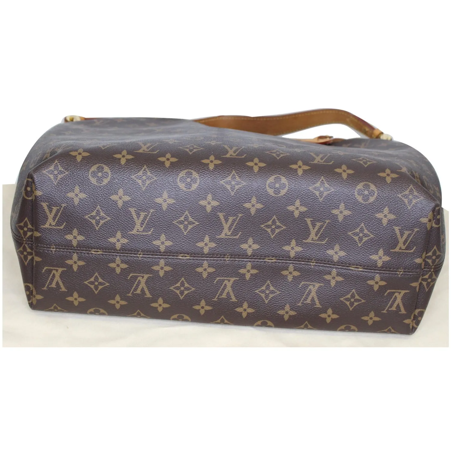 LOUIS VUITTON Graceful MM Monogram Canvas Shoulder Bag Brown
