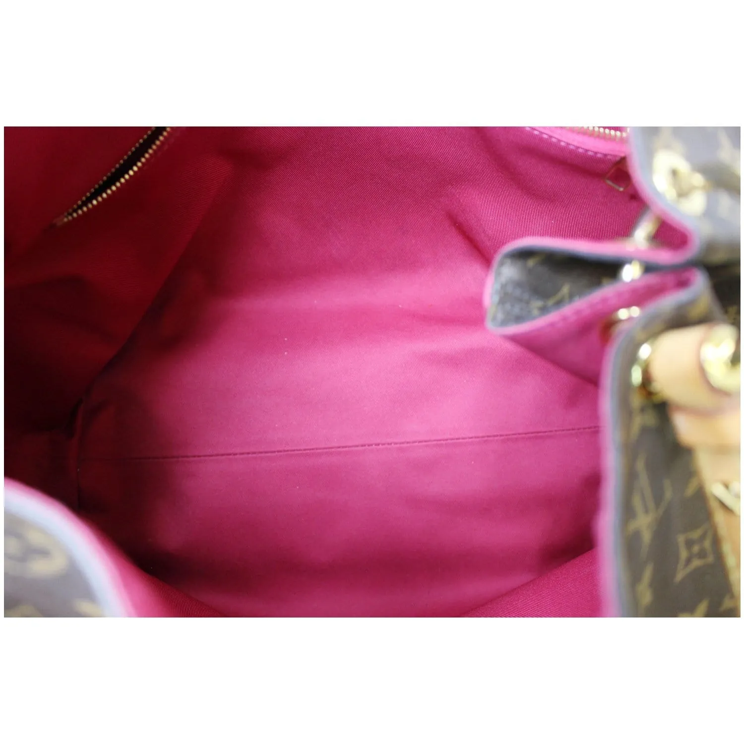 LOUIS VUITTON Graceful MM Monogram Canvas Shoulder Bag Brown
