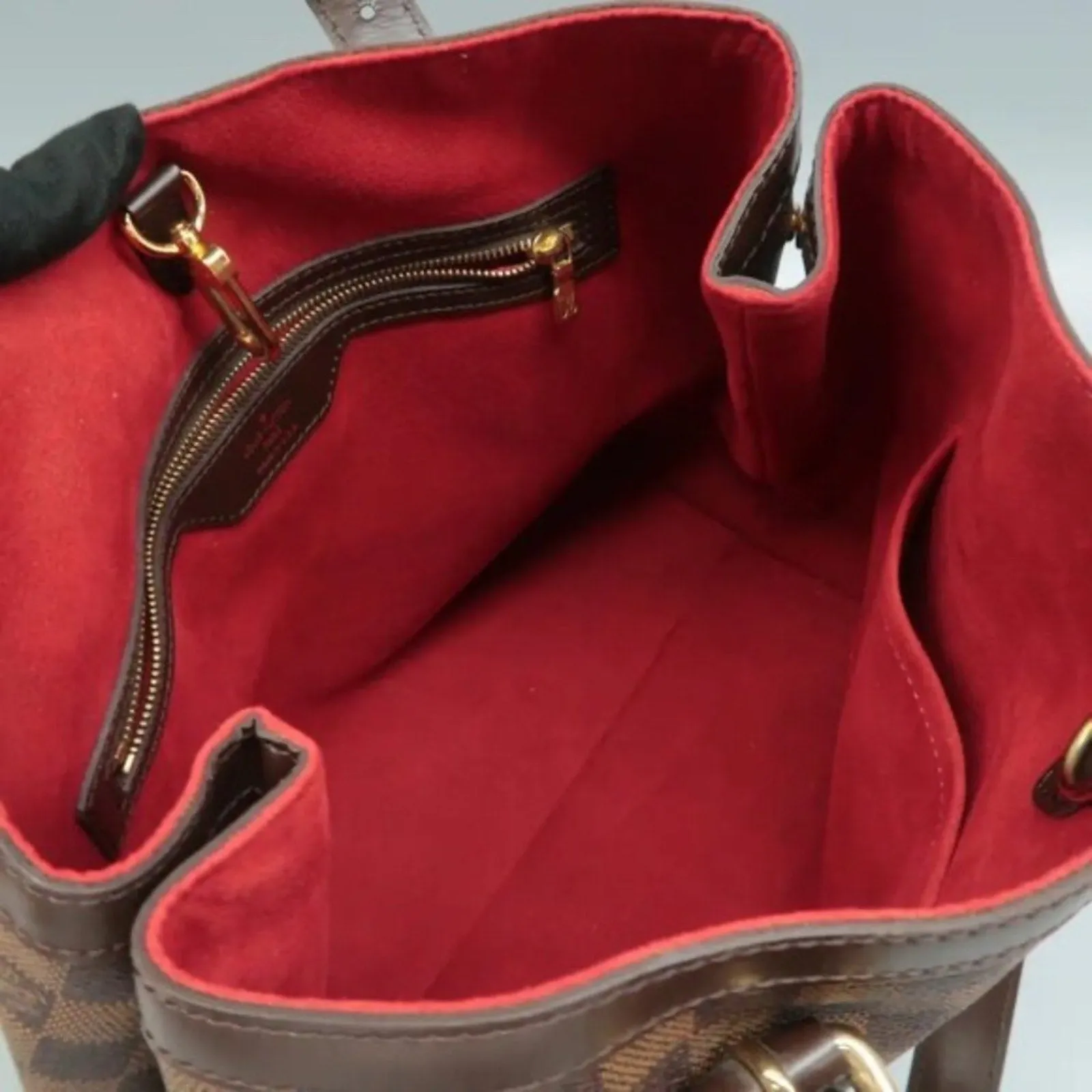 Louis Vuitton Hampstead Brown Canvas Shoulder Bag