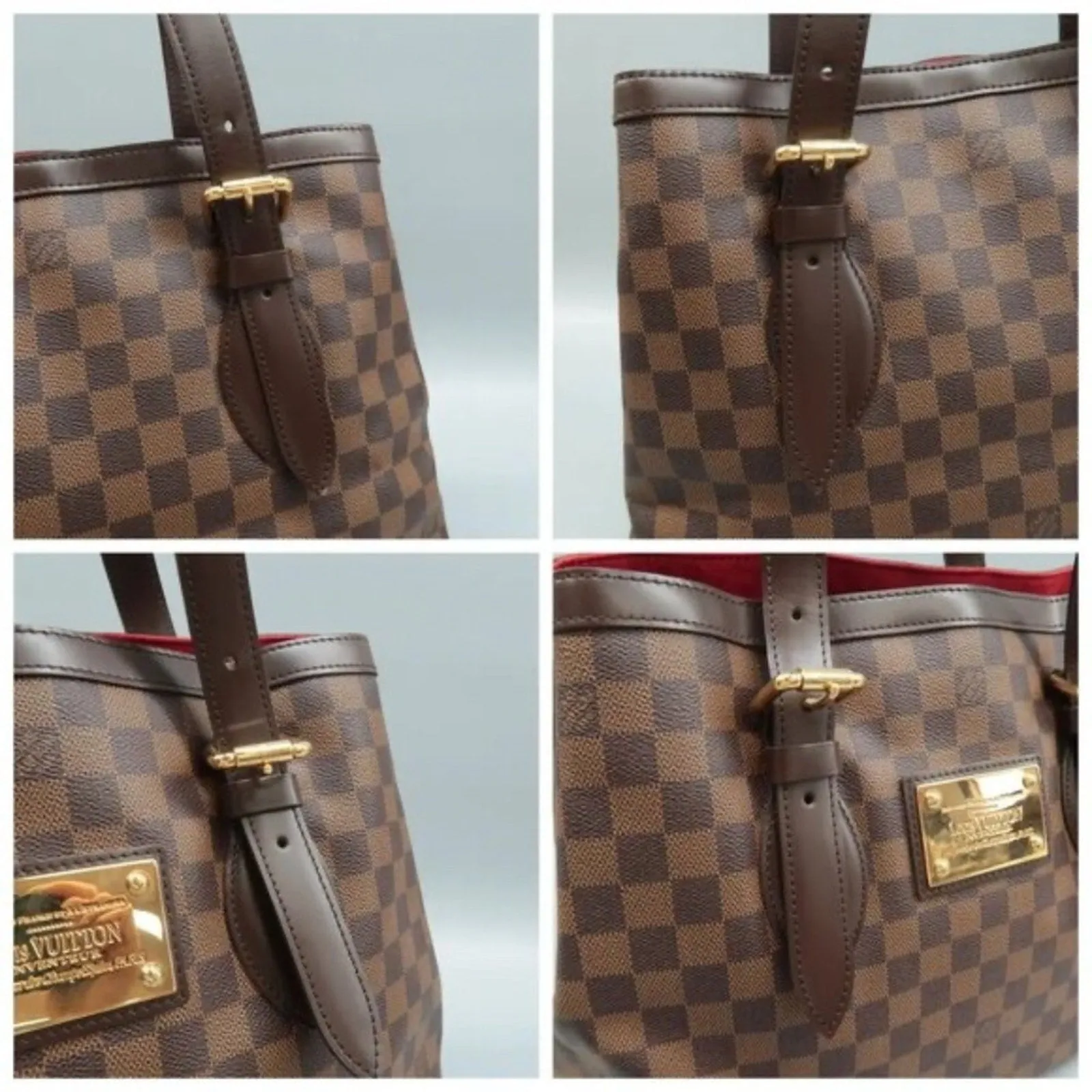 Louis Vuitton Hampstead Brown Canvas Shoulder Bag