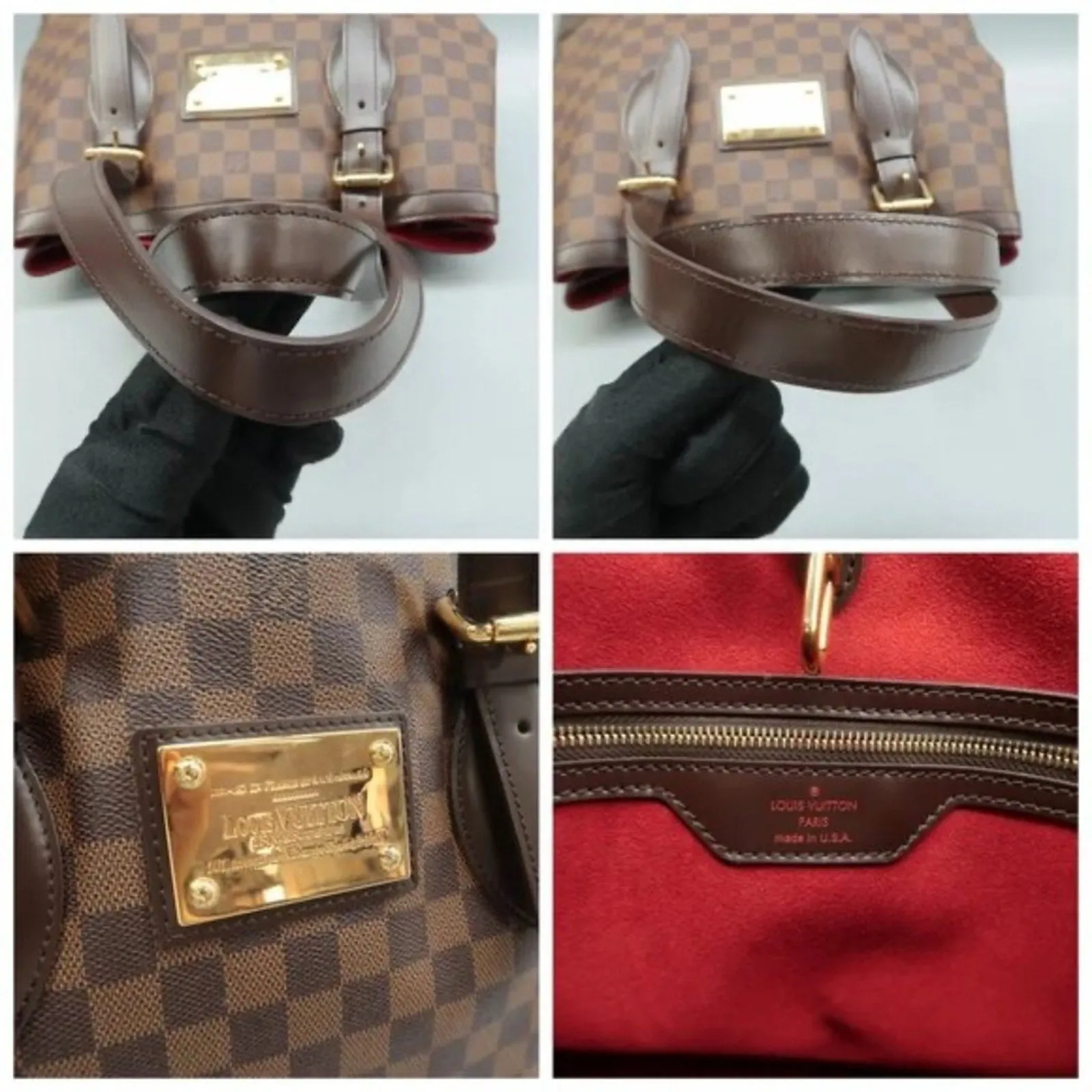 Louis Vuitton Hampstead Brown Canvas Shoulder Bag