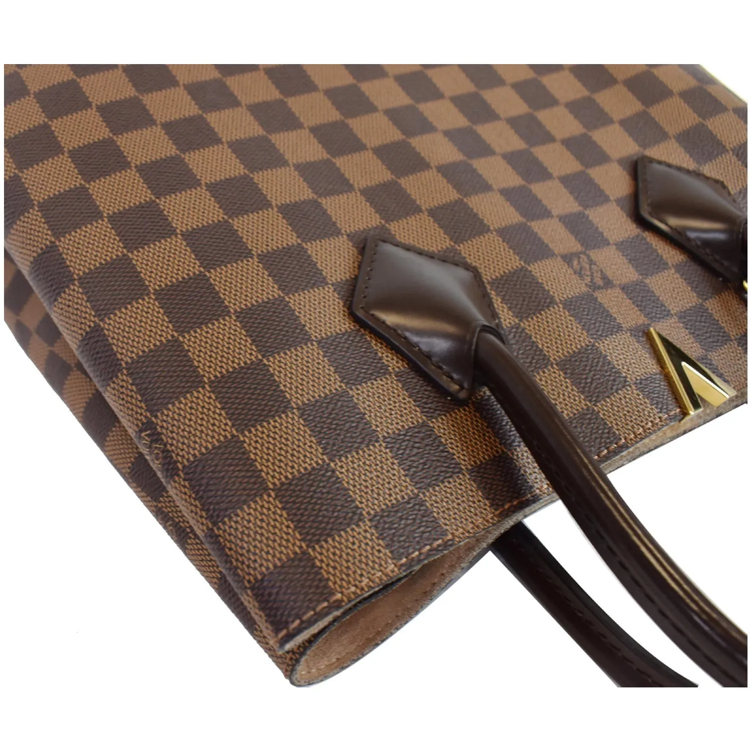 LOUIS VUITTON Kensington Damier Ebene Shoulder Bag Brown