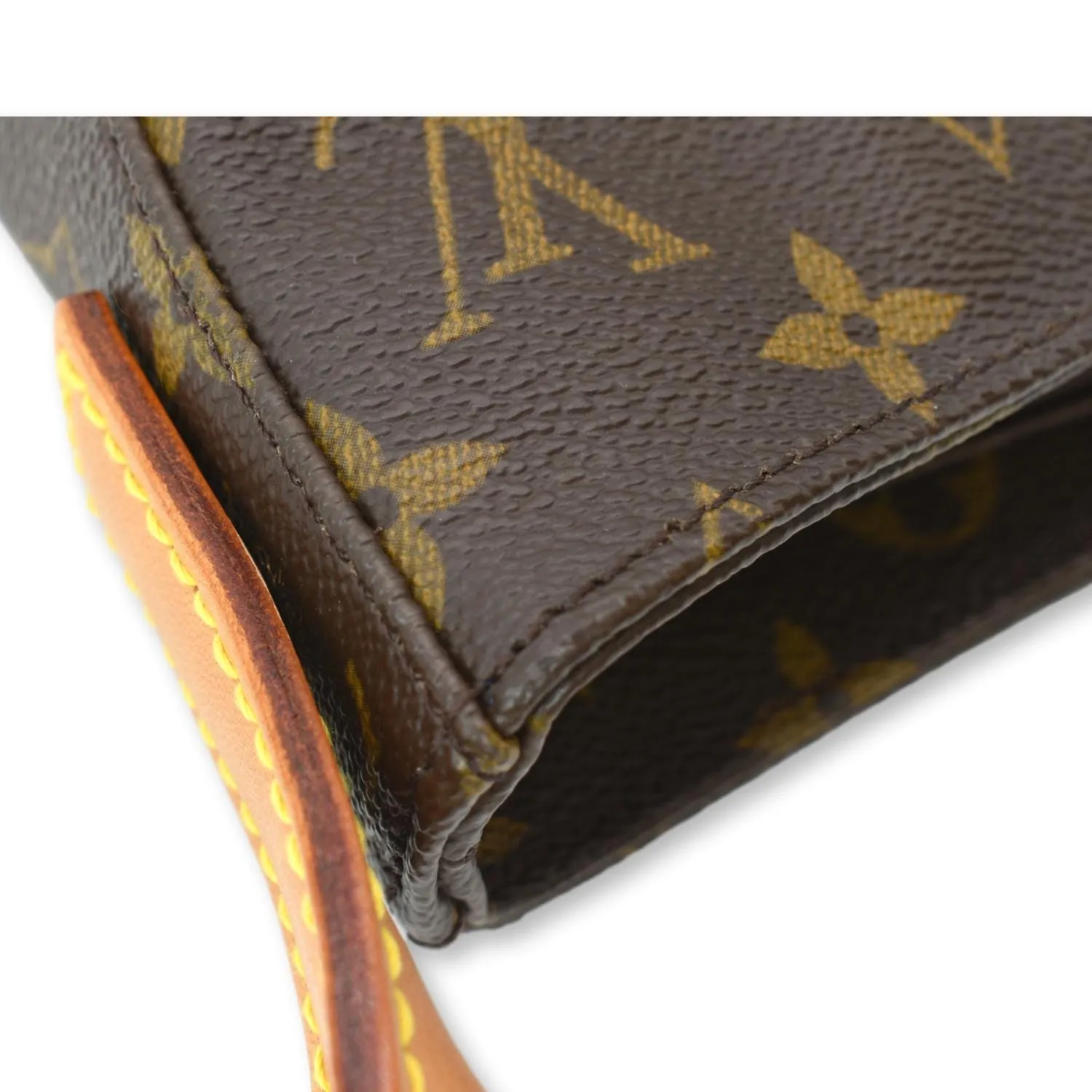 LOUIS VUITTON Looping GM Monogram Canvas Shoulder Bag Brown