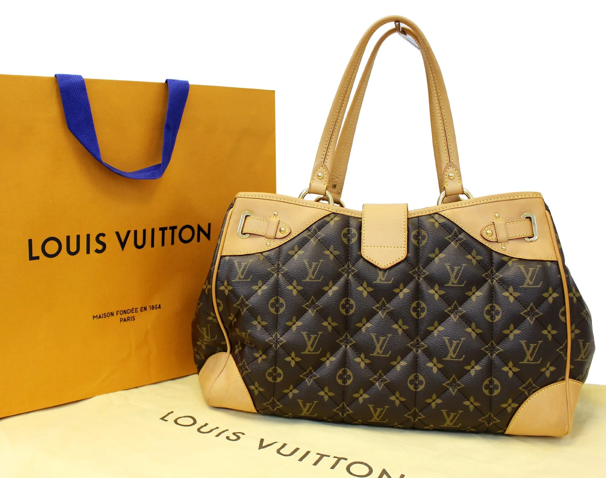 LOUIS VUITTON Monogram Canvas Etoile GM Shopper Bag