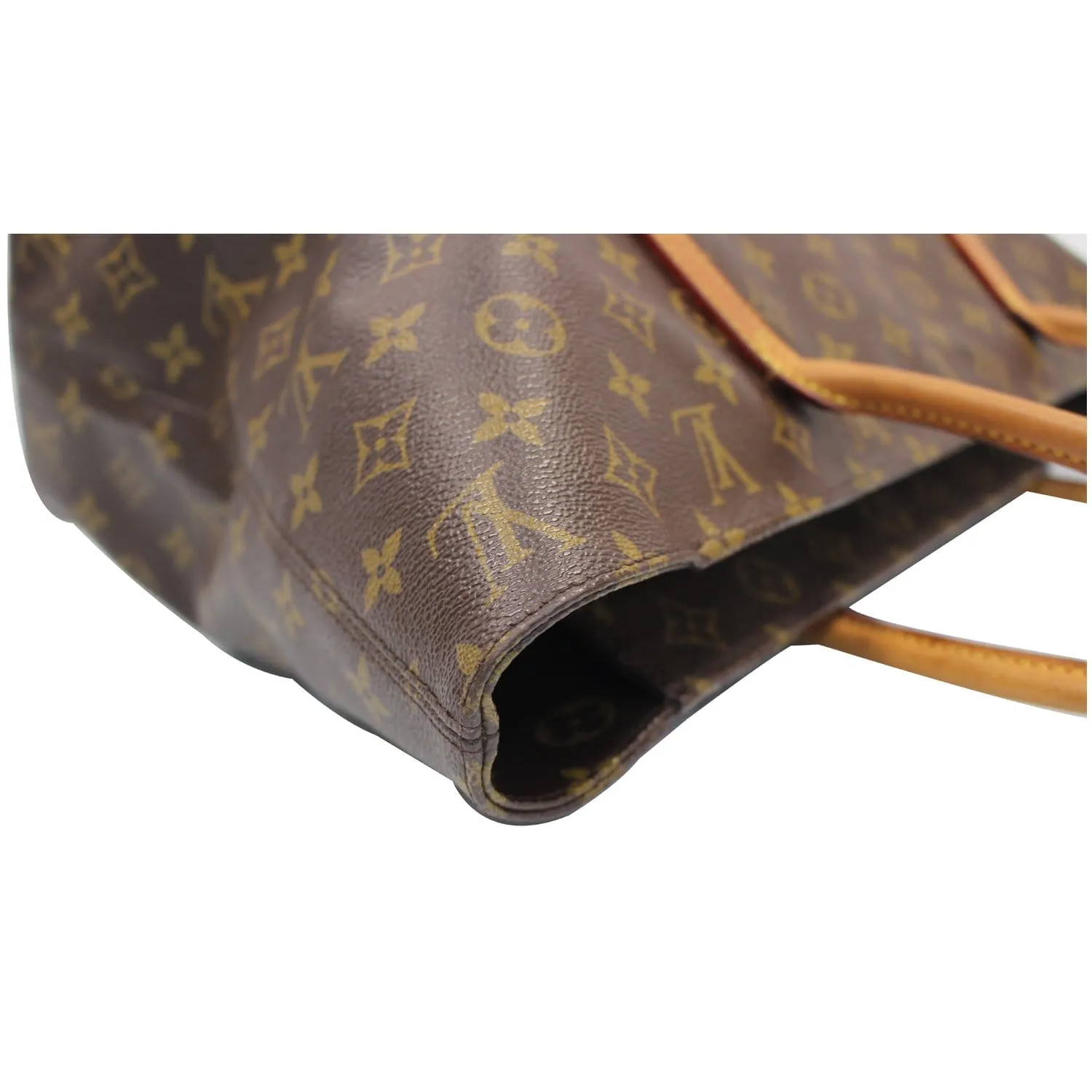 LOUIS VUITTON Monogram Canvas Raspail MM Shoulder Bag Brown