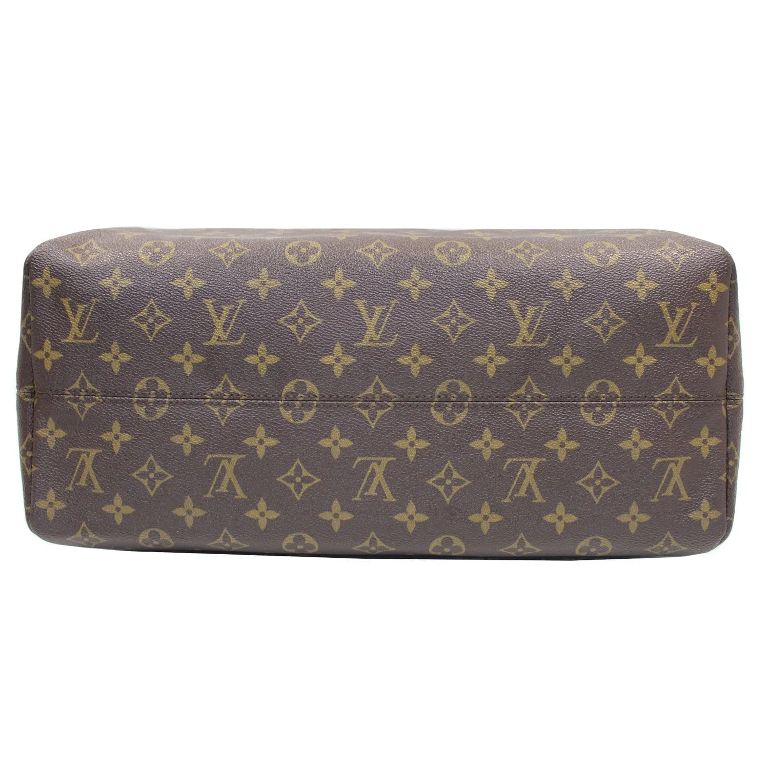 LOUIS VUITTON Monogram Canvas Raspail MM Shoulder Bag Brown