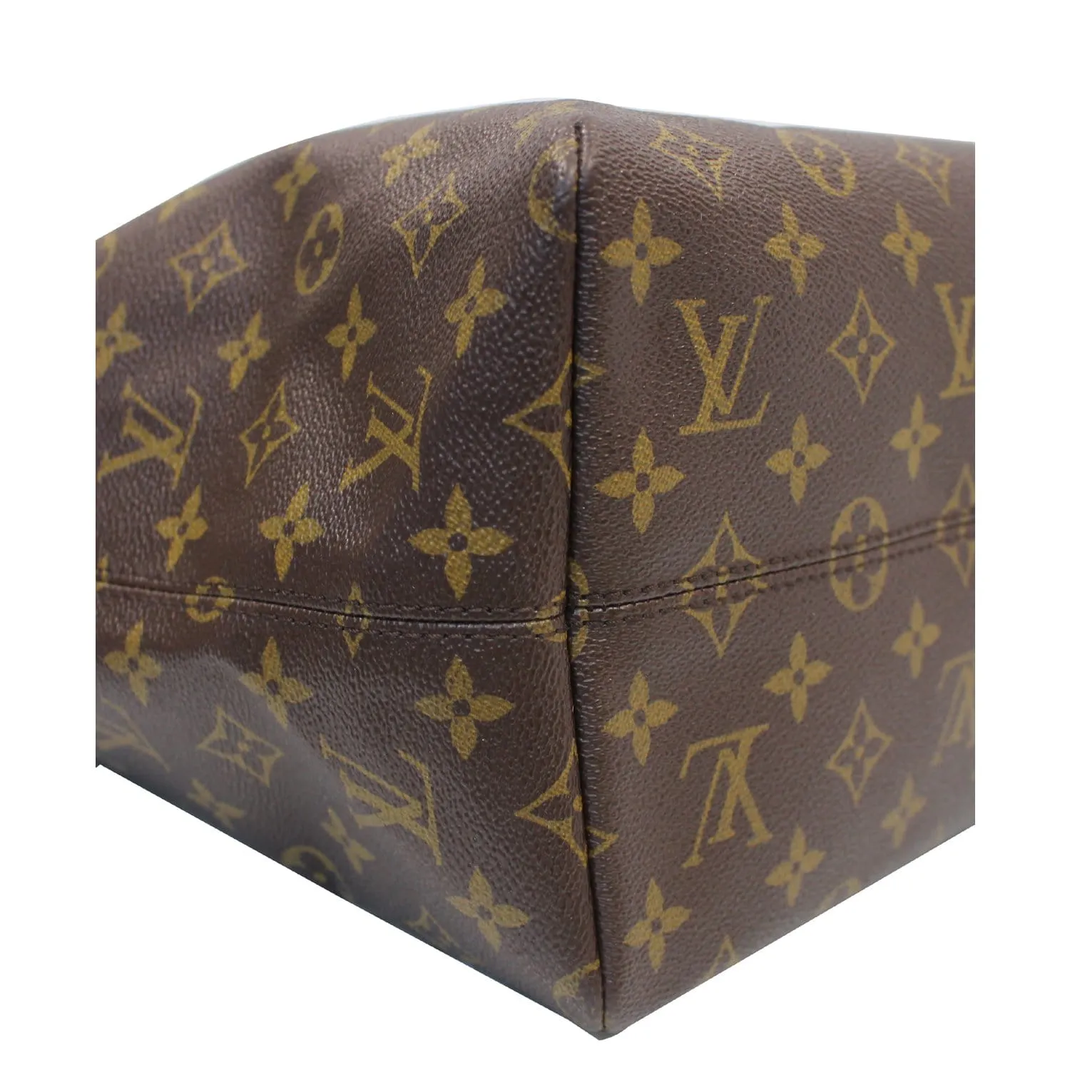 LOUIS VUITTON Monogram Canvas Raspail MM Shoulder Bag Brown