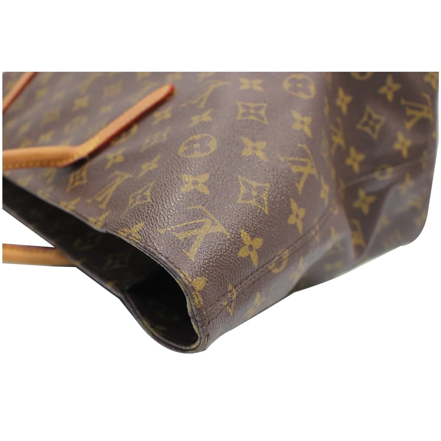 LOUIS VUITTON Monogram Canvas Raspail MM Shoulder Bag Brown