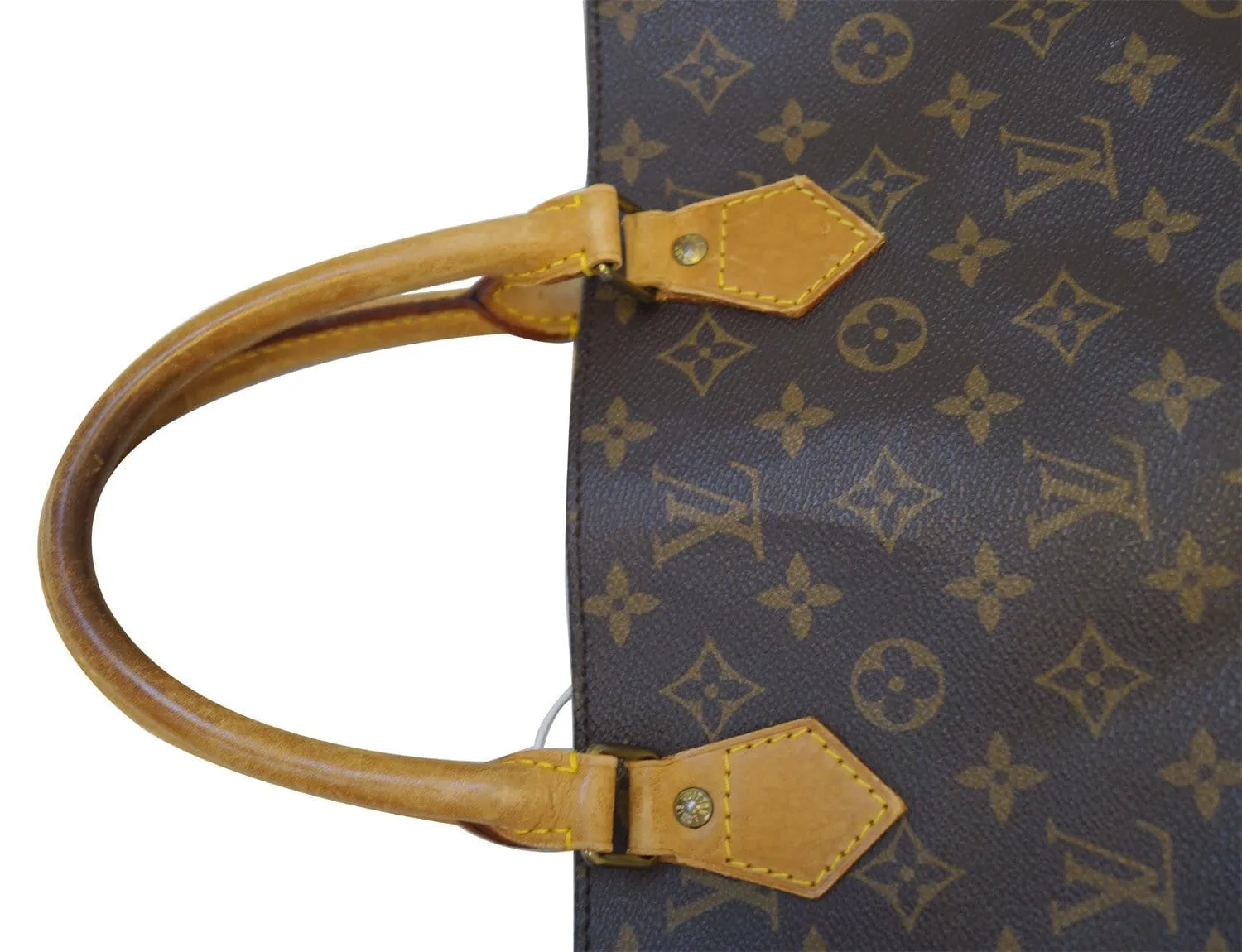 LOUIS VUITTON Monogram Canvas Sac Plat Tote Bag